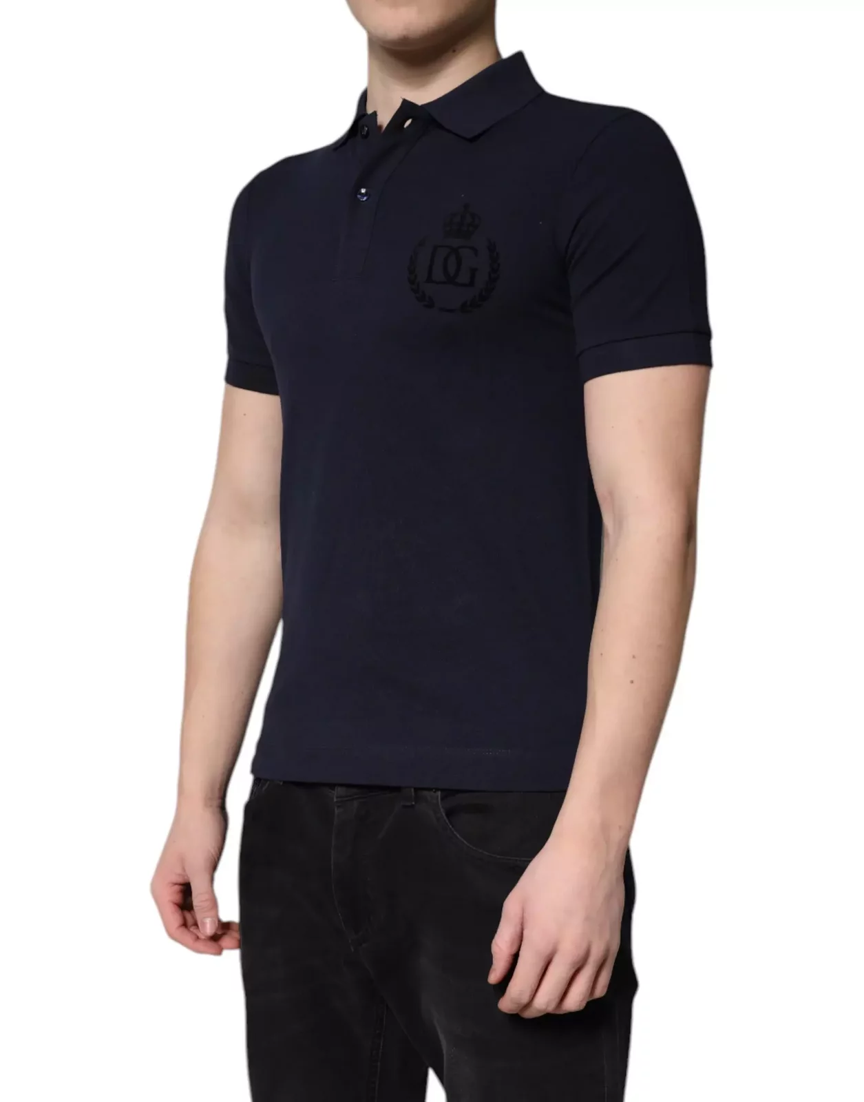 Polo Shirt Embroidered Logo - Blue / IT44 | XS