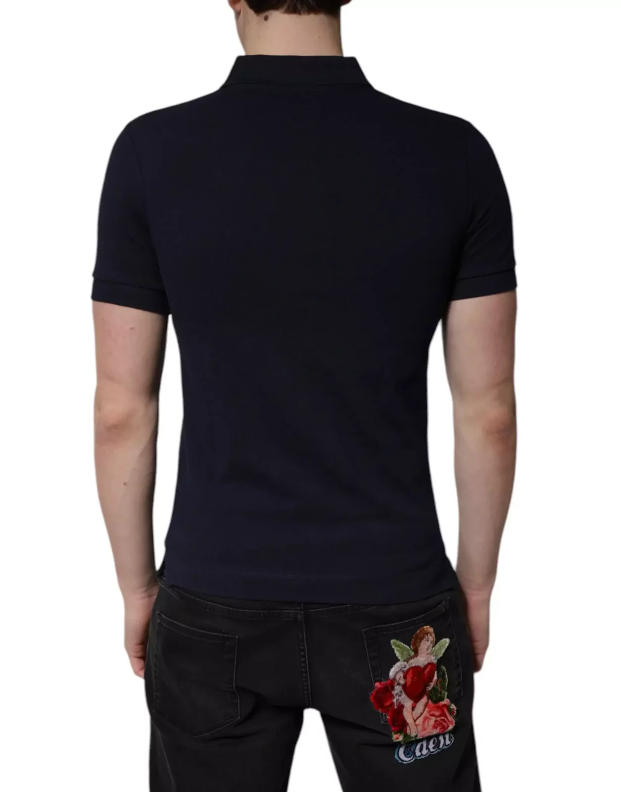 Polo Shirt Embroidered Logo - Blue / IT44 | XS