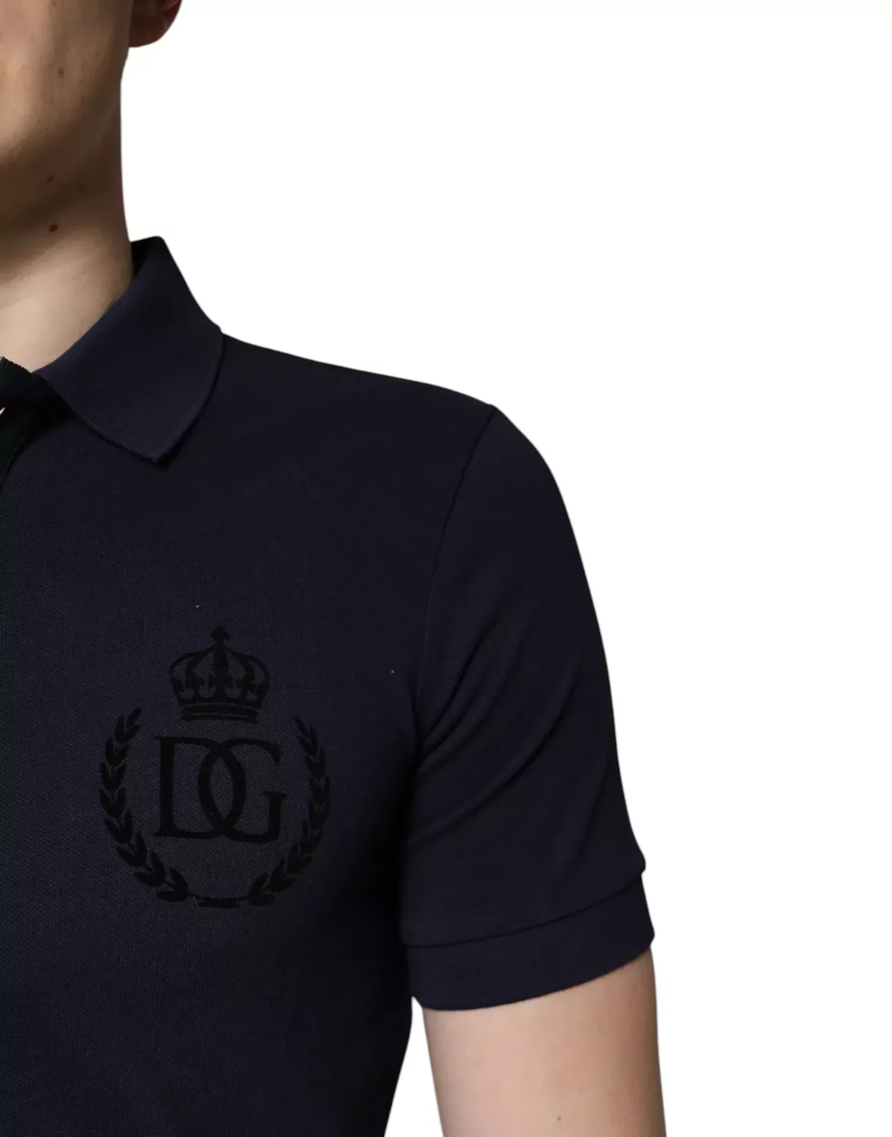 Polo Shirt Embroidered Logo - Blue / IT44 | XS