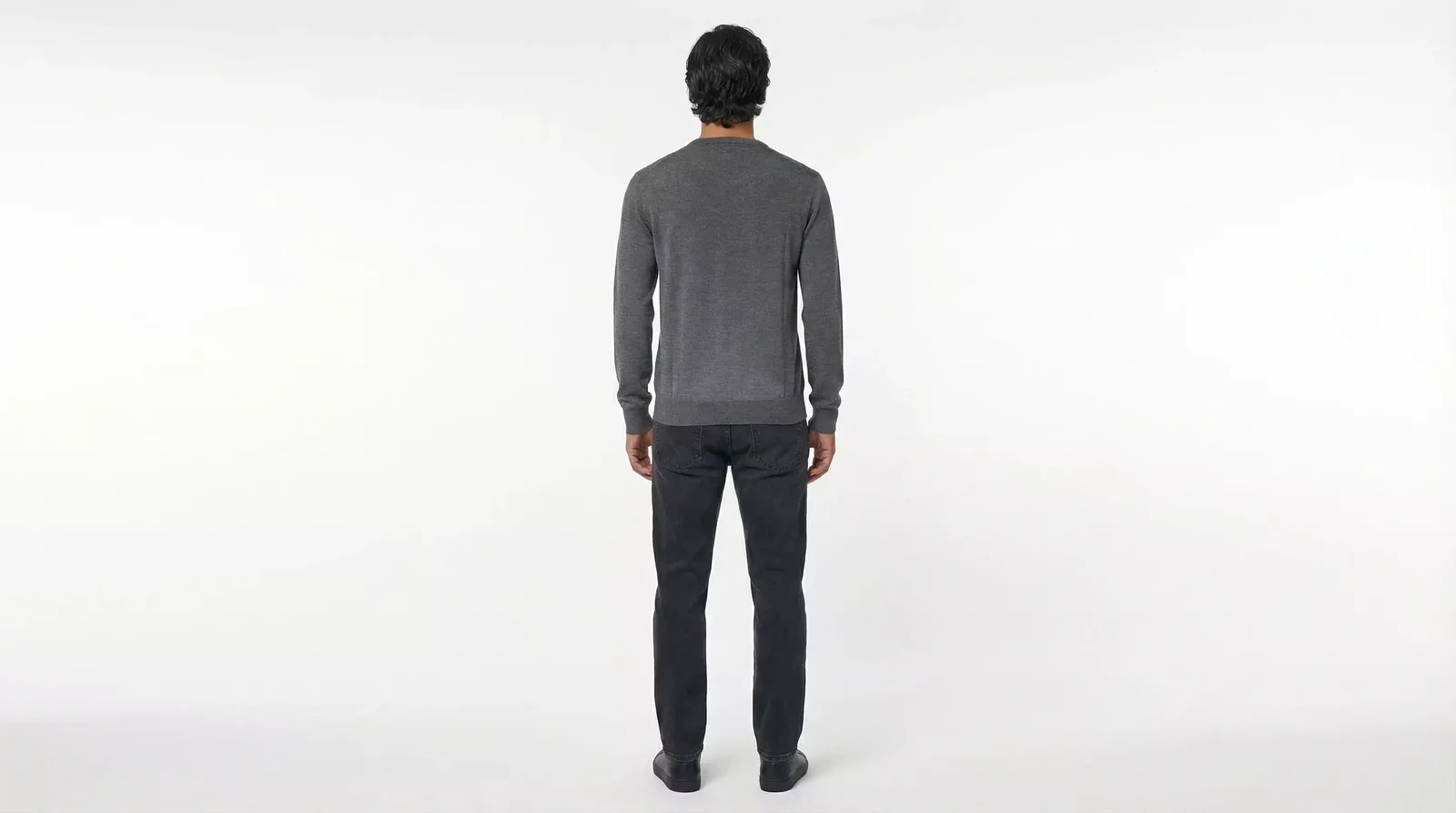 Crew Neck Jumper Style DGEM0786 - Dark gray / IT50 | L