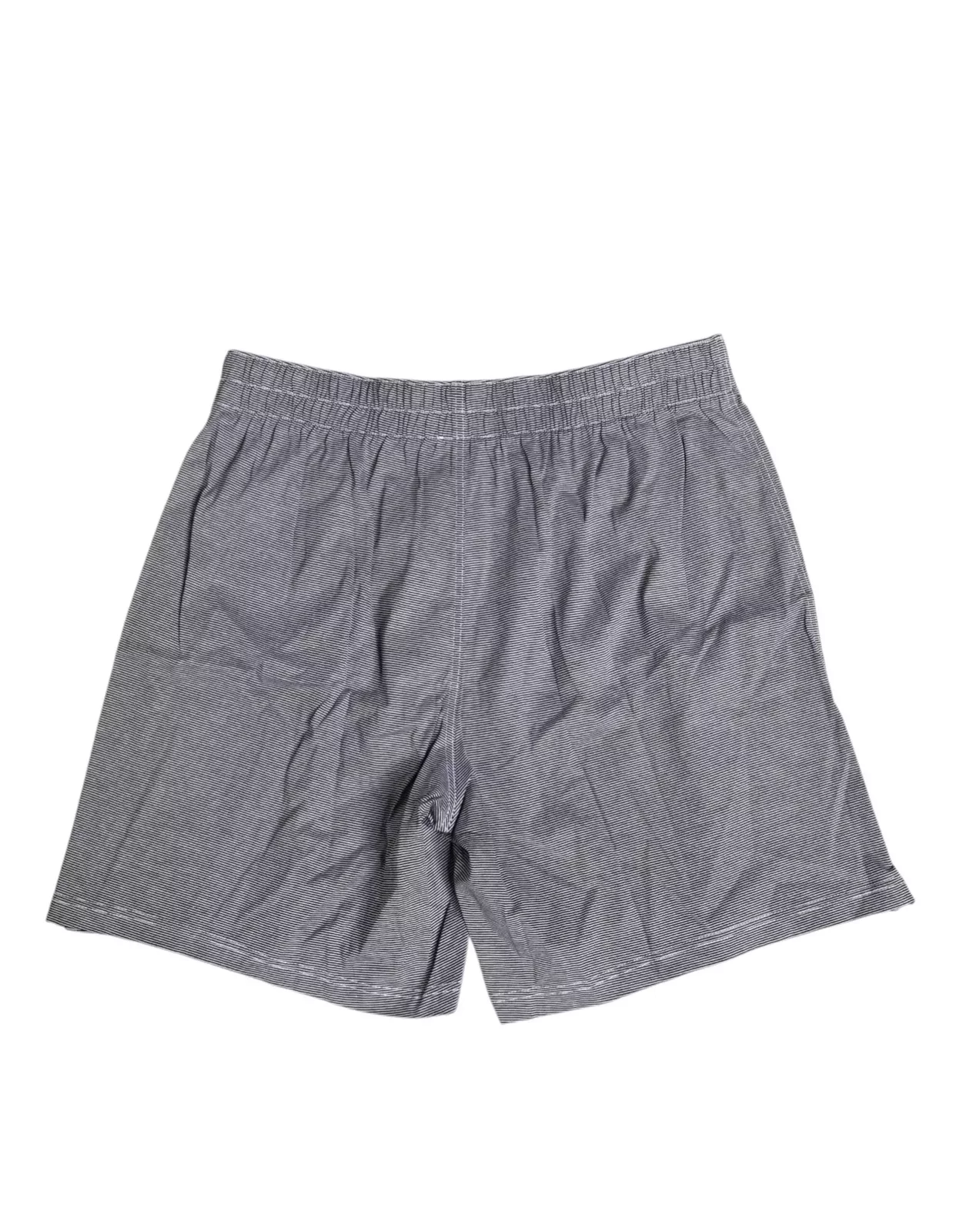 Striped Cotton Boxer Underwear with Elastic Waistband - Gray / IT3 | XS