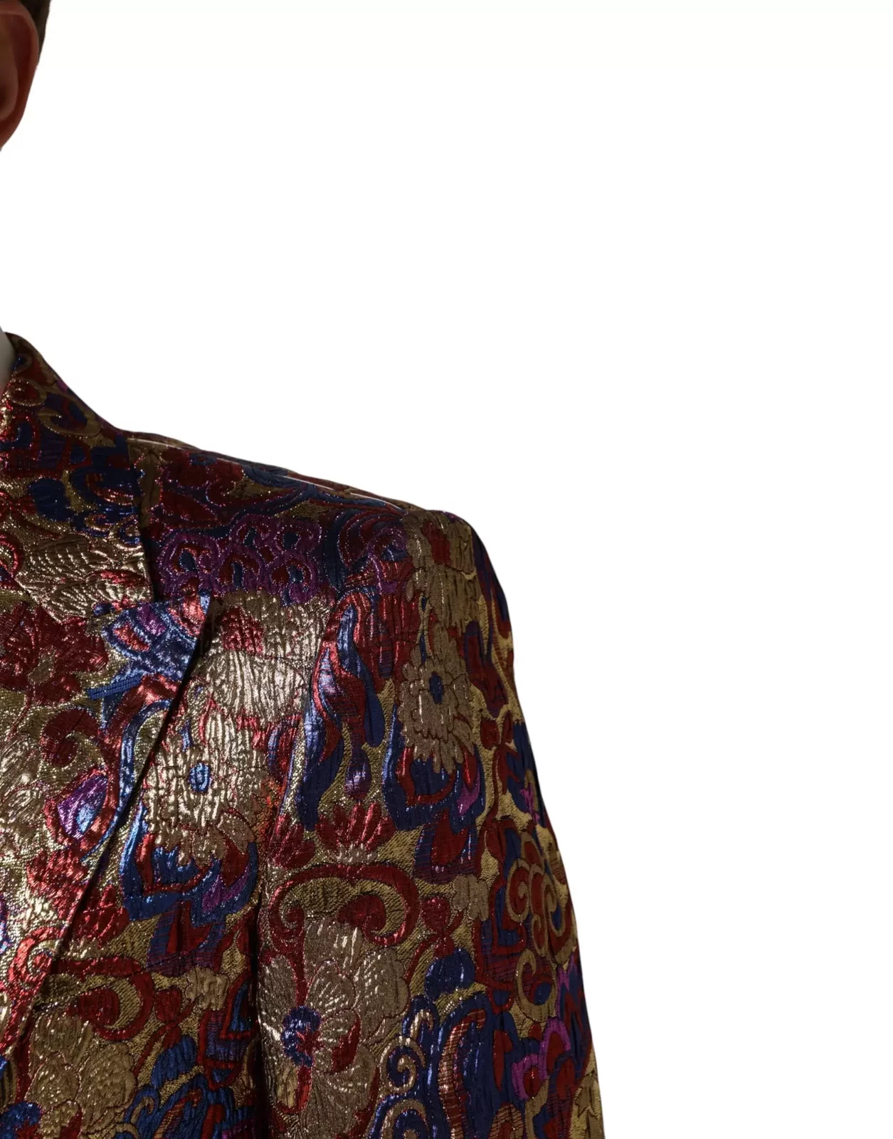 Jacquard Single Breasted Blazer - Multicolor / IT48 | M