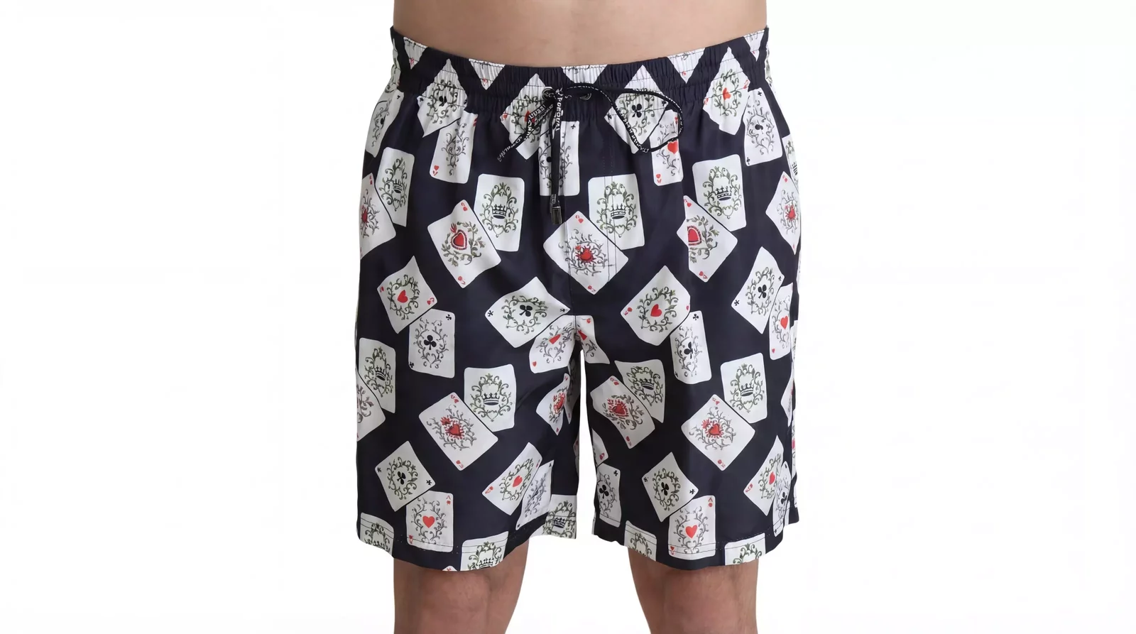 Playing Cards Swim Shorts - Black / IT4 | S