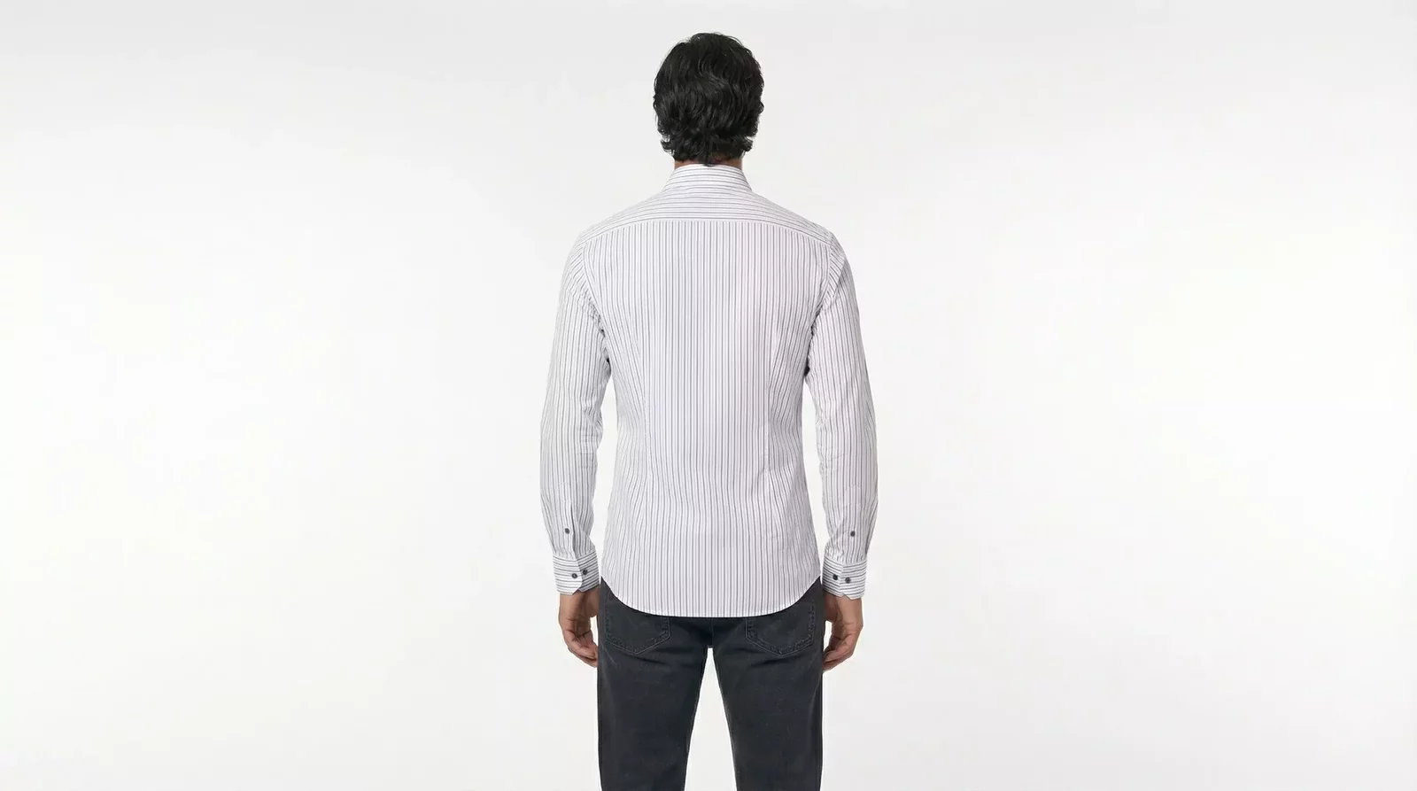 Striped Dress Shirt - White / IT39 | S