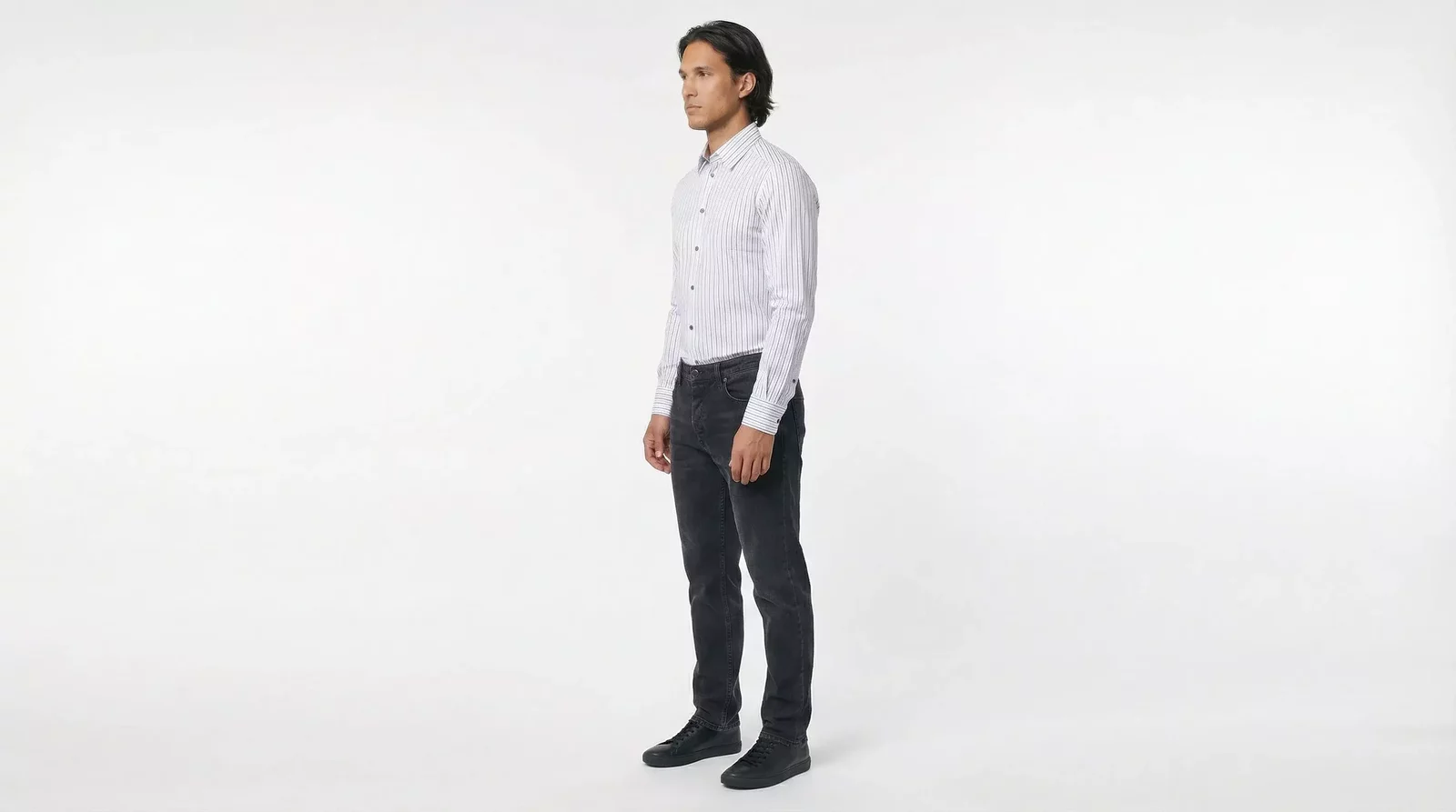 Striped Dress Shirt - White / IT39 | S