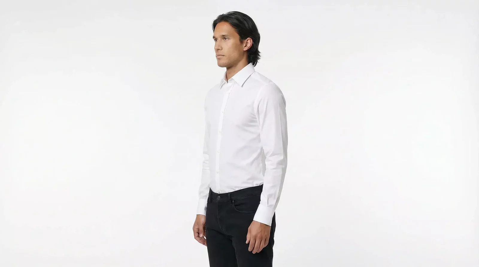 Classic LongSleeve Dress Shirt - White / IT37 | XS