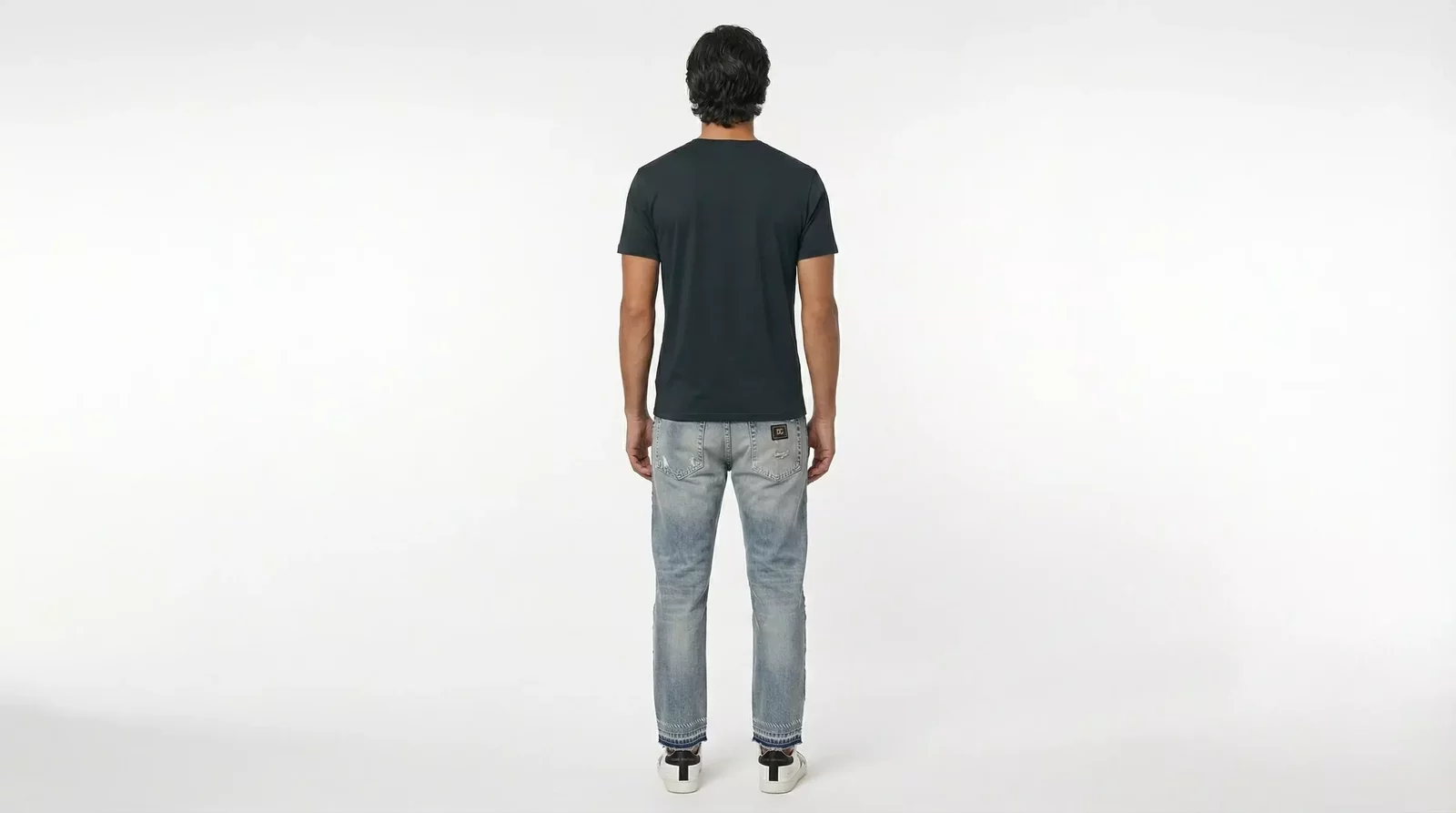 Distressed Denim Jeans - Blue / IT44 | XS