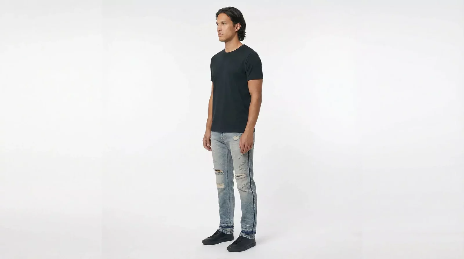 Distressed Denim Jeans - Blue / IT44 | XS