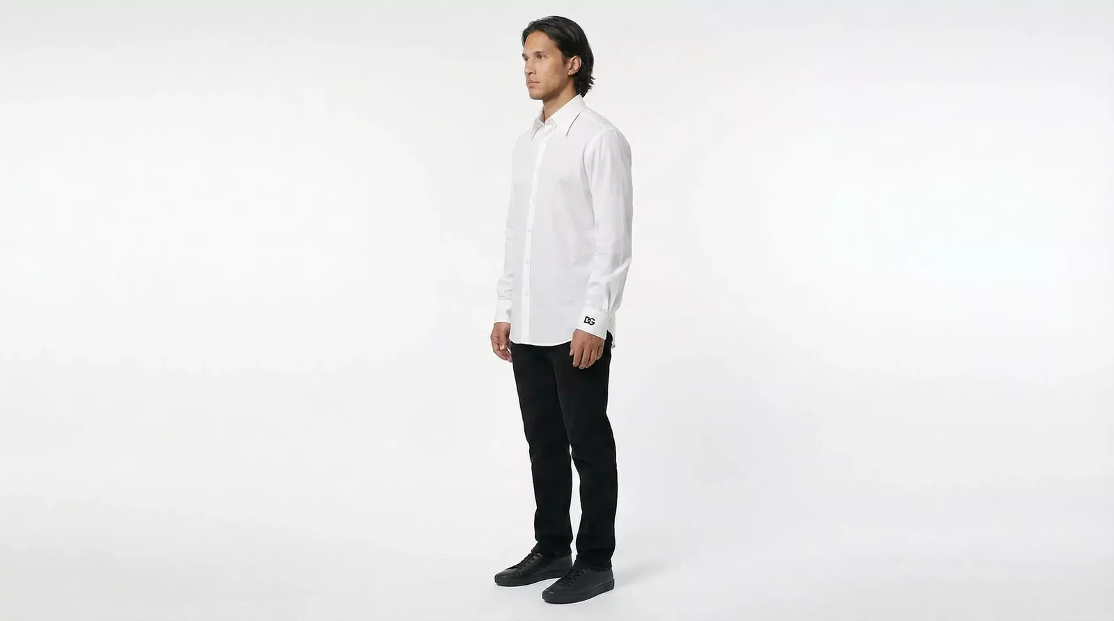 Poplin Shirt Long Sleeve Classic Shirt - White / IT44 | 3XL
