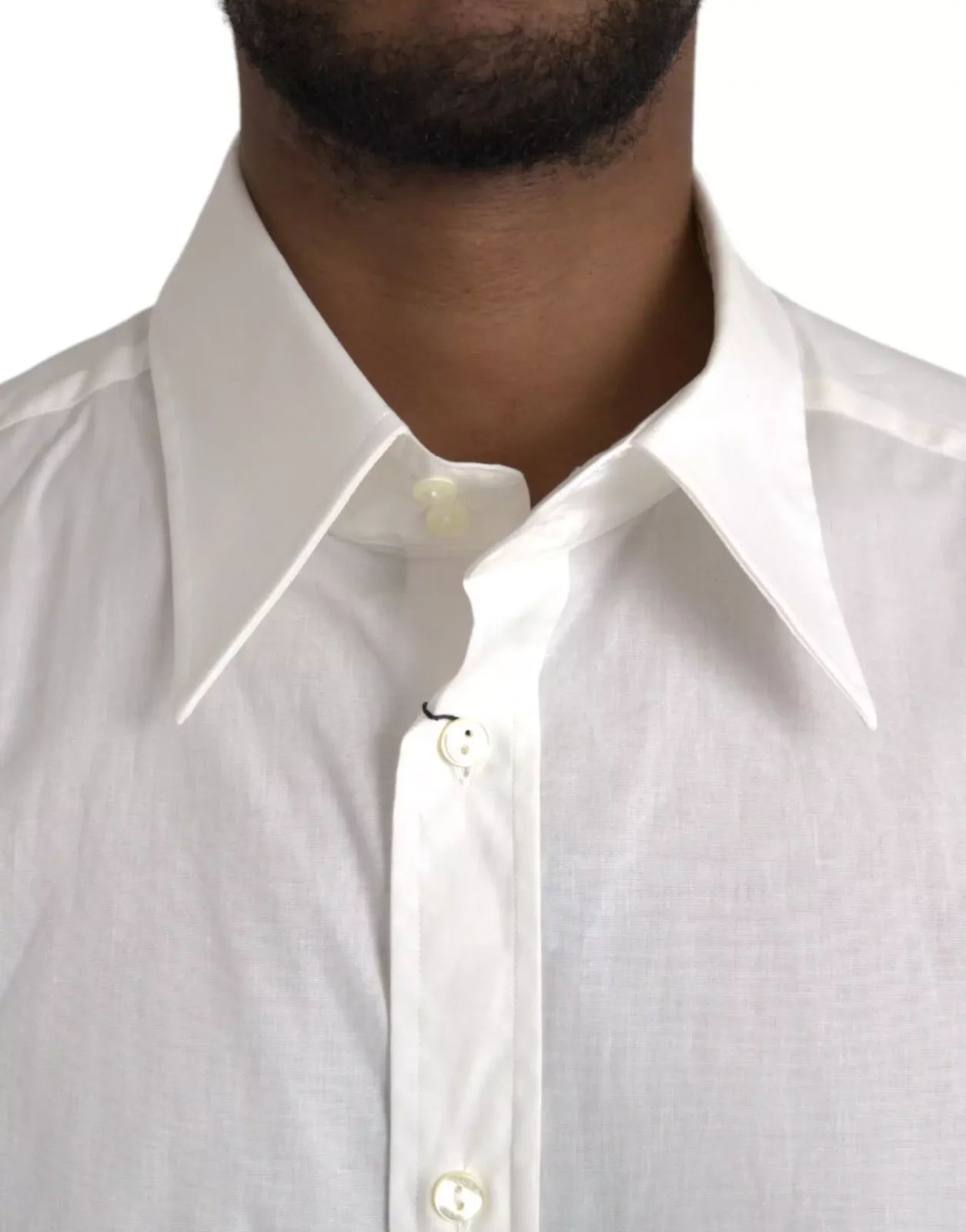 Poplin Shirt Long Sleeve Classic Shirt - White / IT44 | 3XL