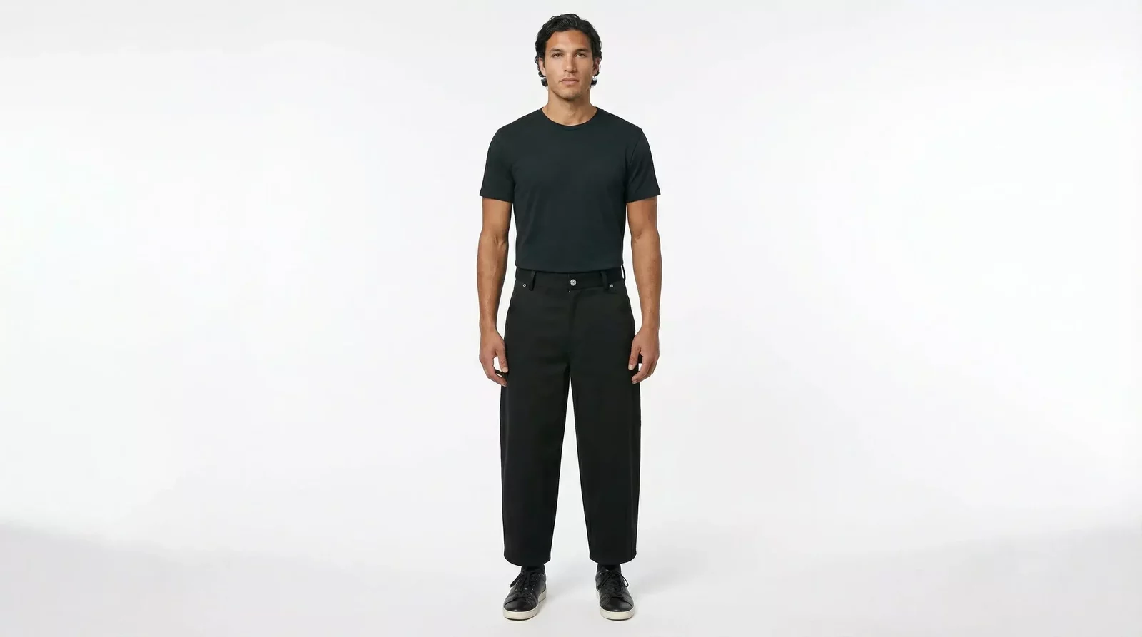 Relaxed Fit Trousers - Black / IT44 | XS