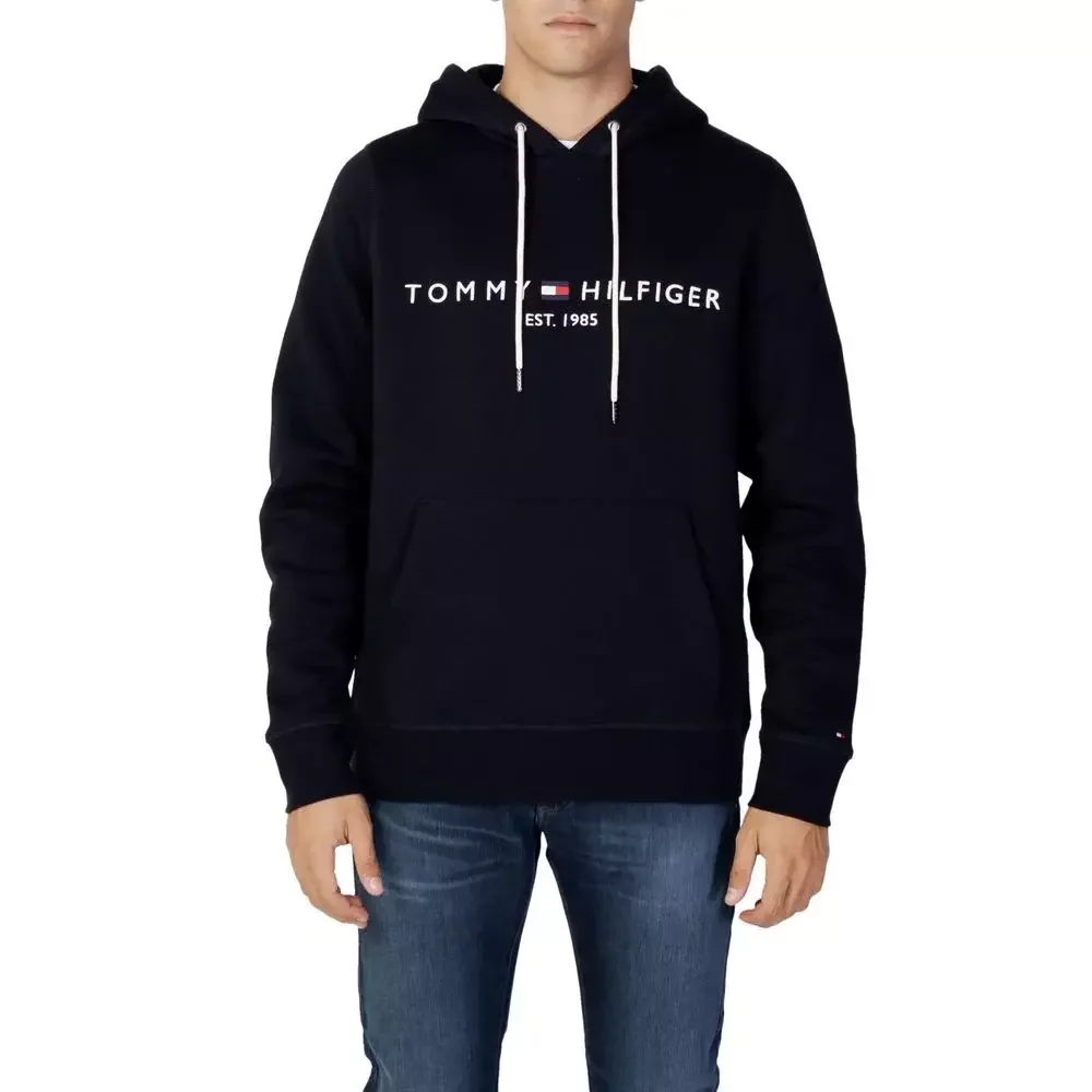 Tommy Hilfiger Men's Logo Hoodie - Blue / IT42 | XS