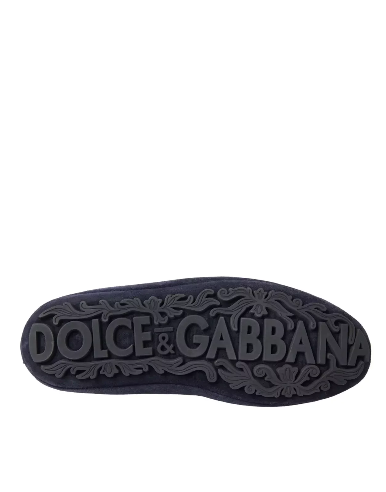 Embellished Suede Loafers - Blue / EU40/US7