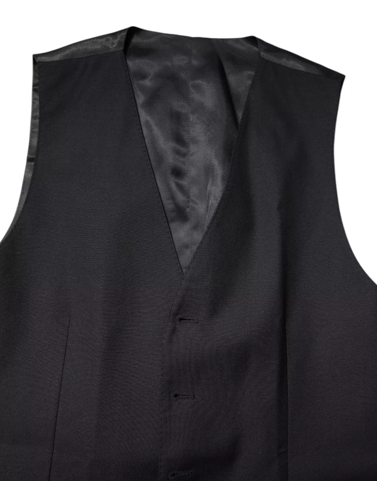 Men Tailored Formal Vest - Black / IT48 | M