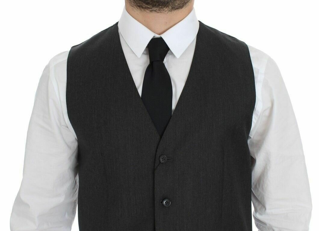Tailored Fit Vest Classic 5Button - Gray / IT48 | M
