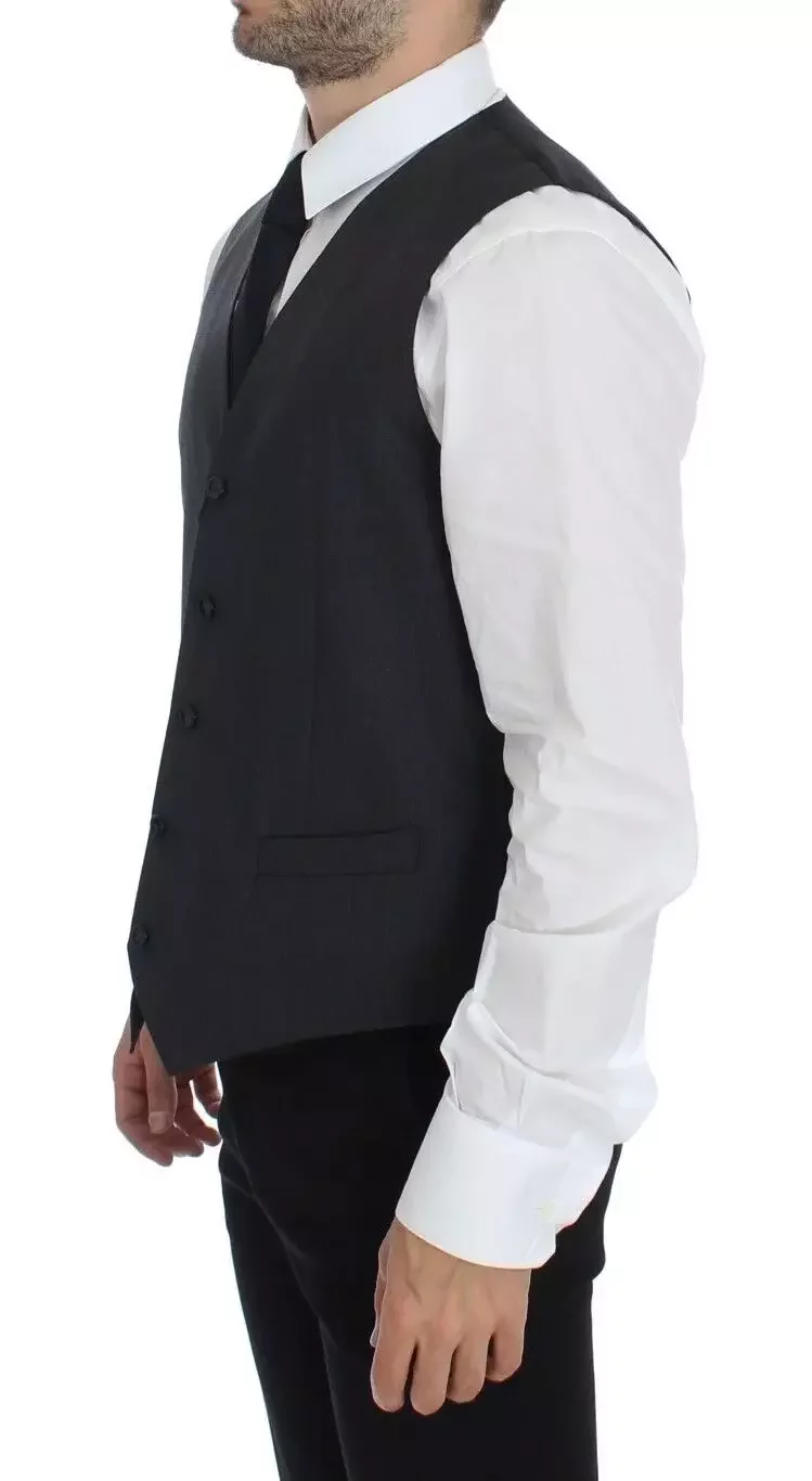 Tailored Fit Vest Classic 5Button - Gray / IT48 | M