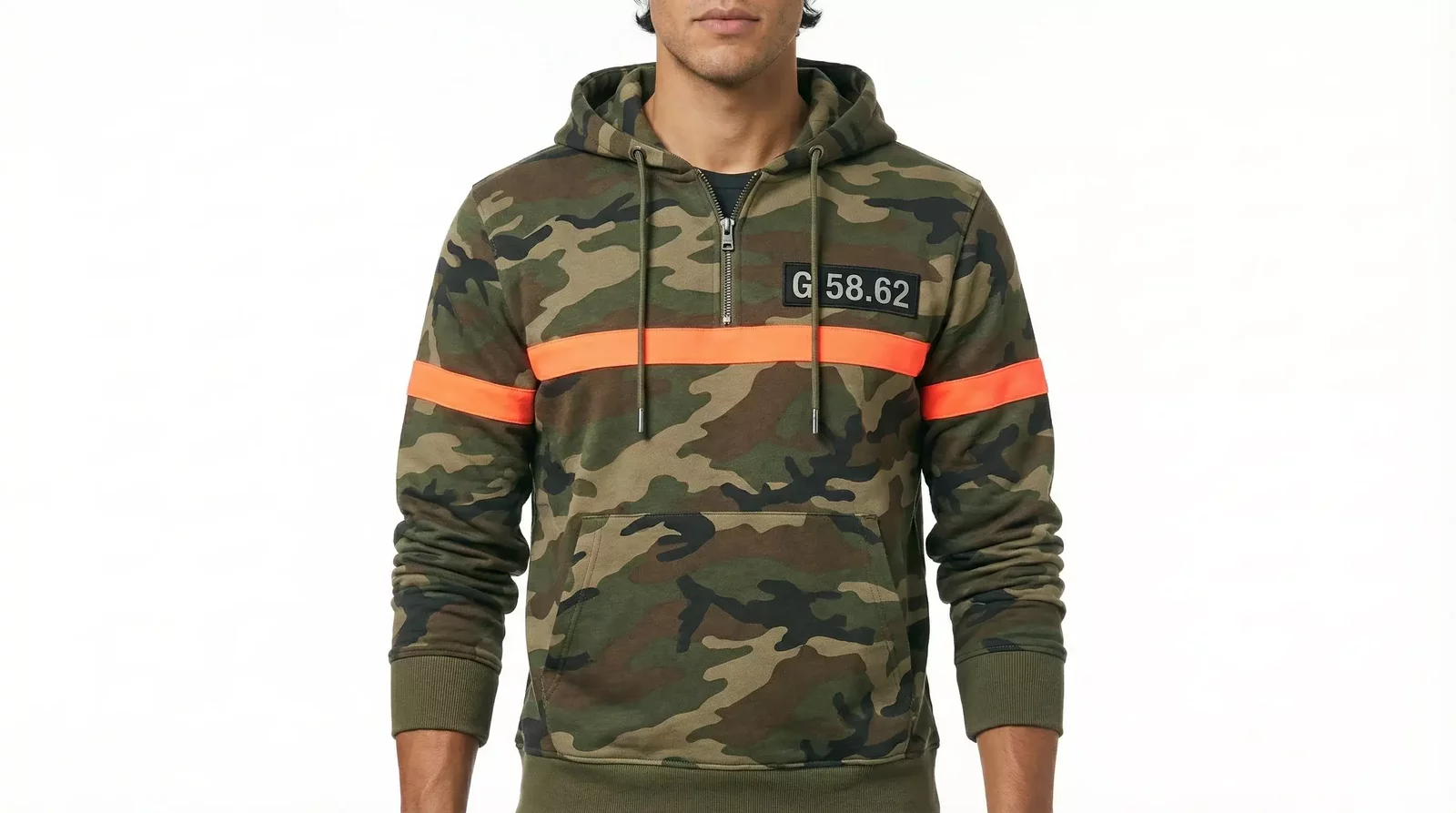 Camouflage Print Hoodie TSH87049 - Multicolor / IT54 | XL