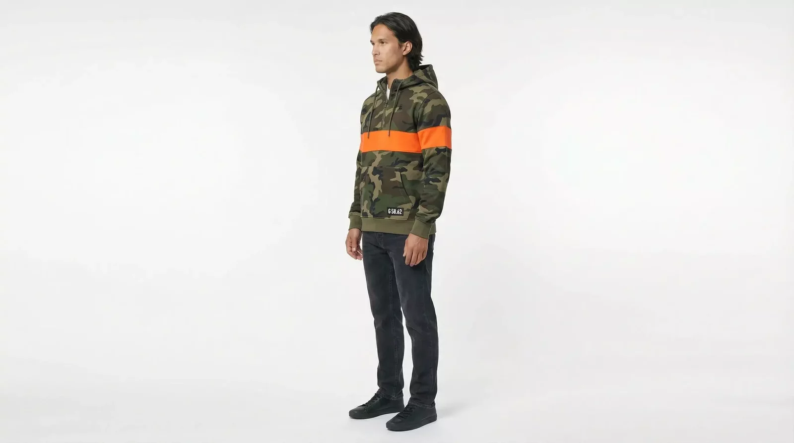 Camouflage Print Hoodie TSH87049 - Multicolor / IT54 | XL
