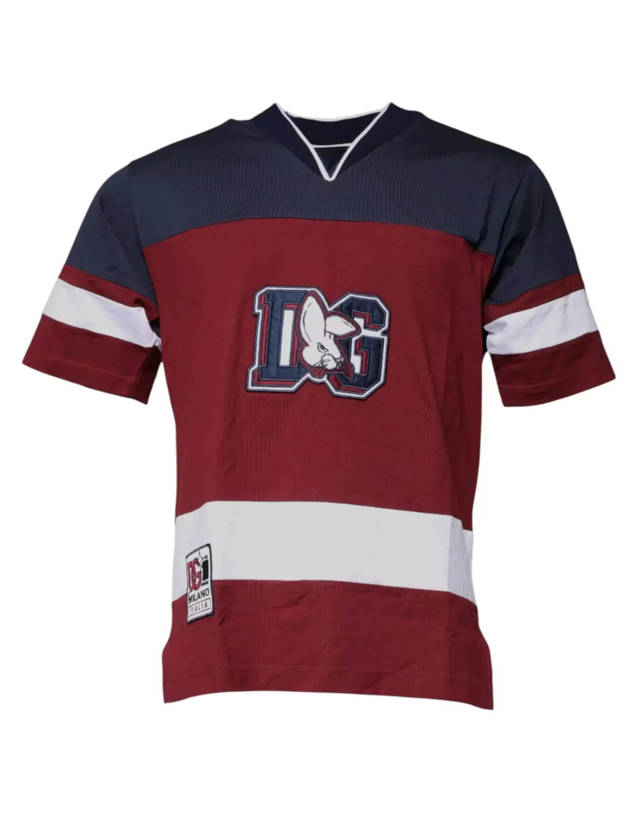 Rabbit Jersey Short Sleeve VNeck - Multicolor / 46 IT