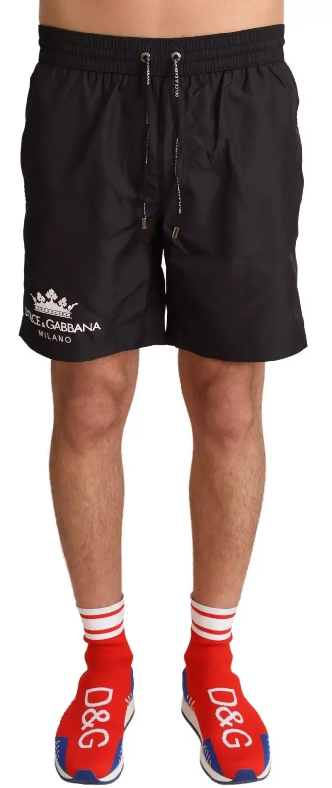 Crown Logo Swim Trunks - Black / IT2 | S