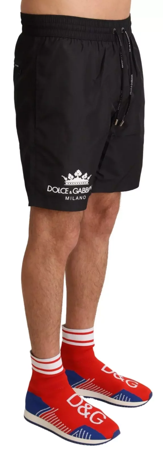 Crown Logo Swim Trunks - Black / IT2 | S