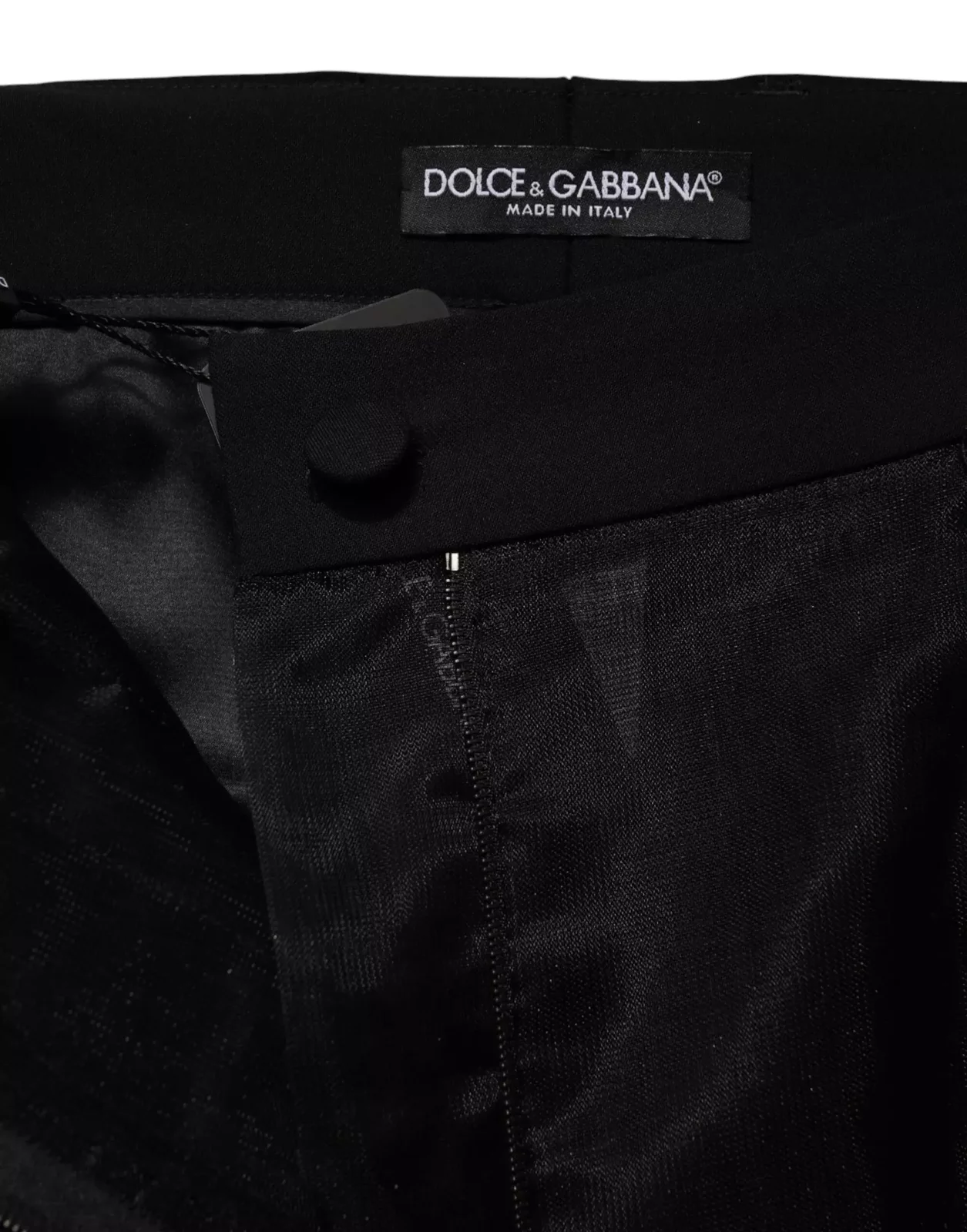 High Waist Tulle Wool Trouser Pants - Black / IT40|S