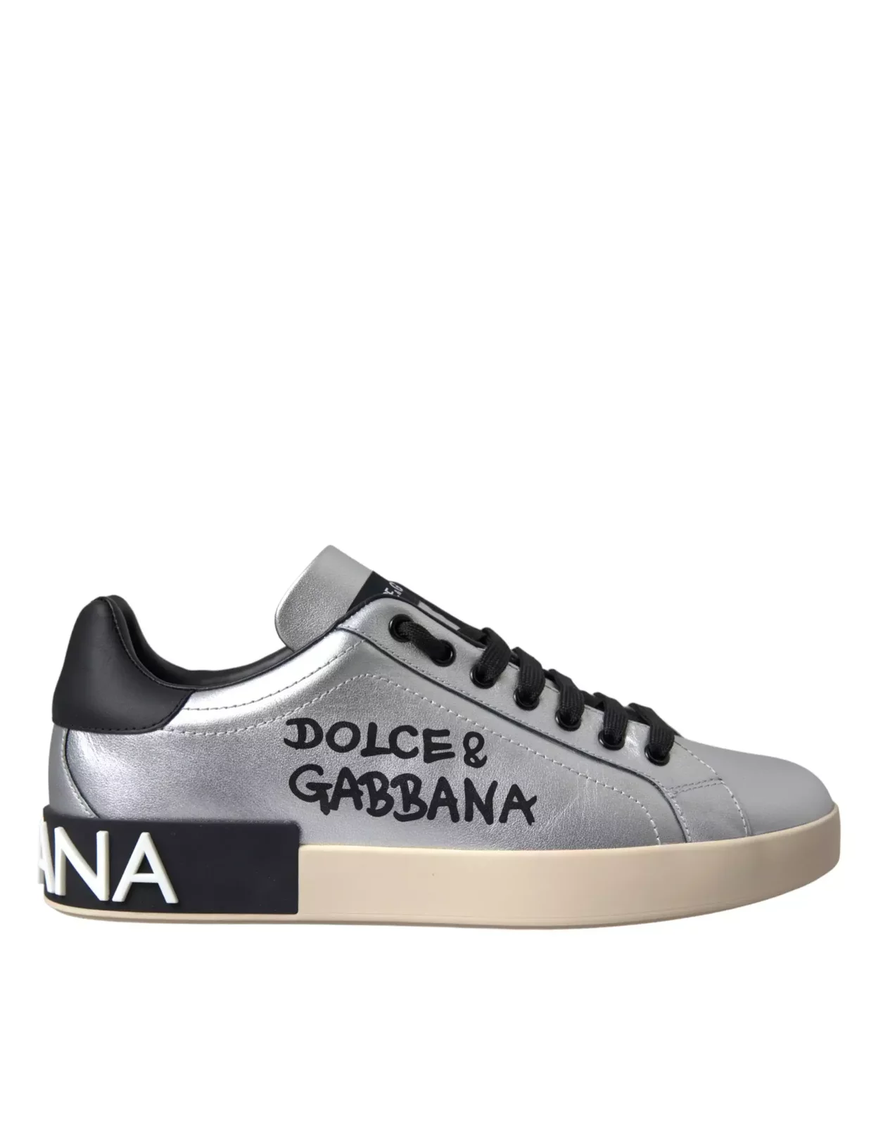 Portofino Sneakers Silver Graffiti - Black | Silver / EU40/US7