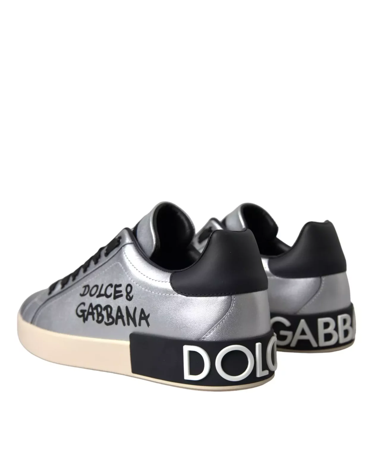 Portofino Sneakers Silver Graffiti - Black | Silver / EU40/US7