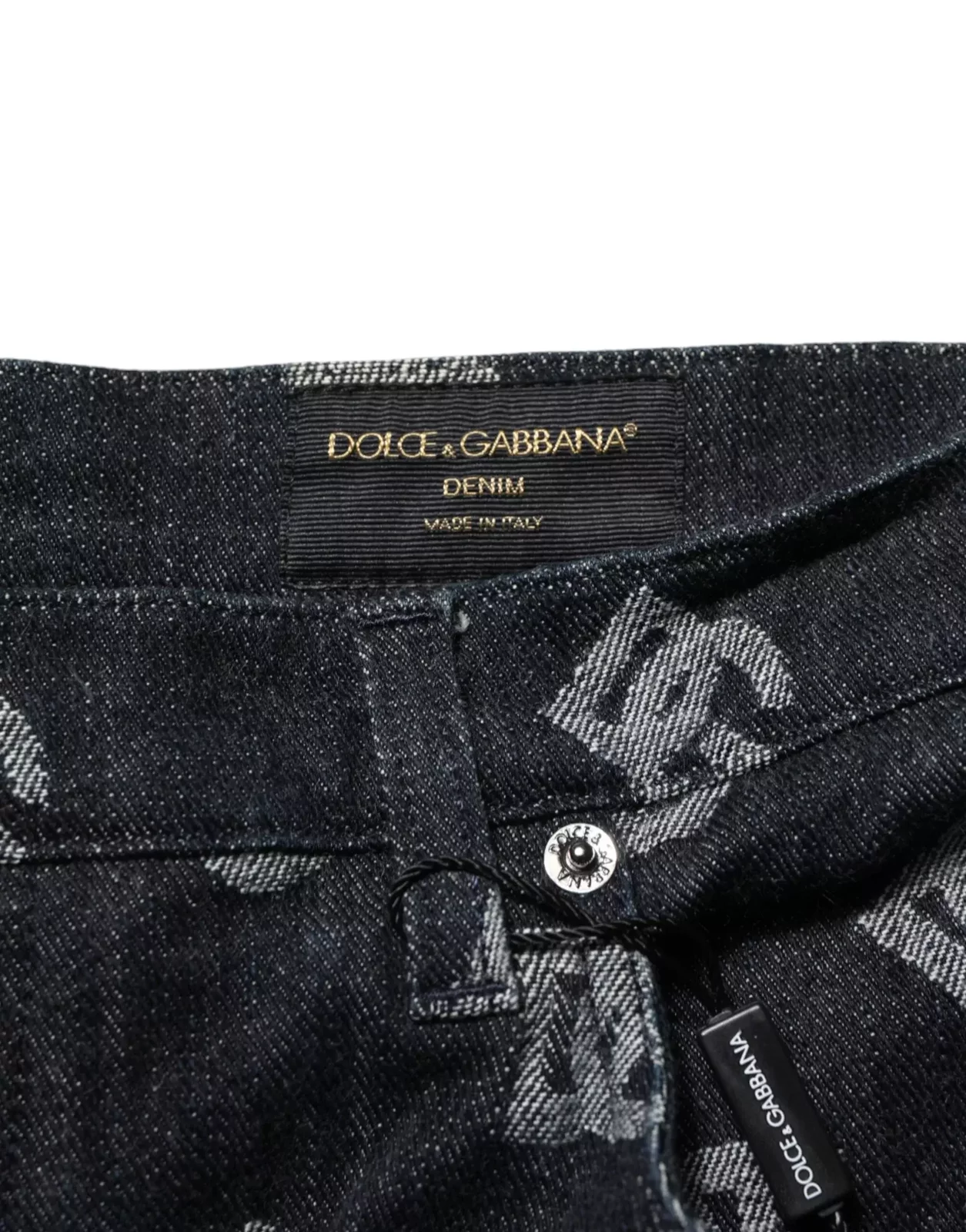Monogram Denim Cargo Bermuda Shorts - Sky blue / IT48 | M