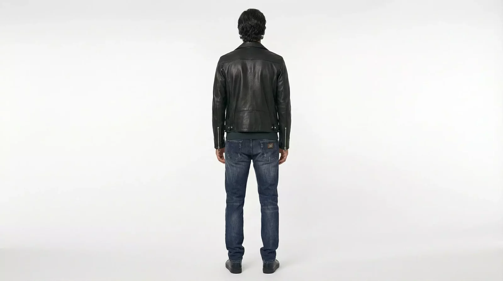 Washed Ripped Running Denim Jeans - Blue / IT58 | XXL