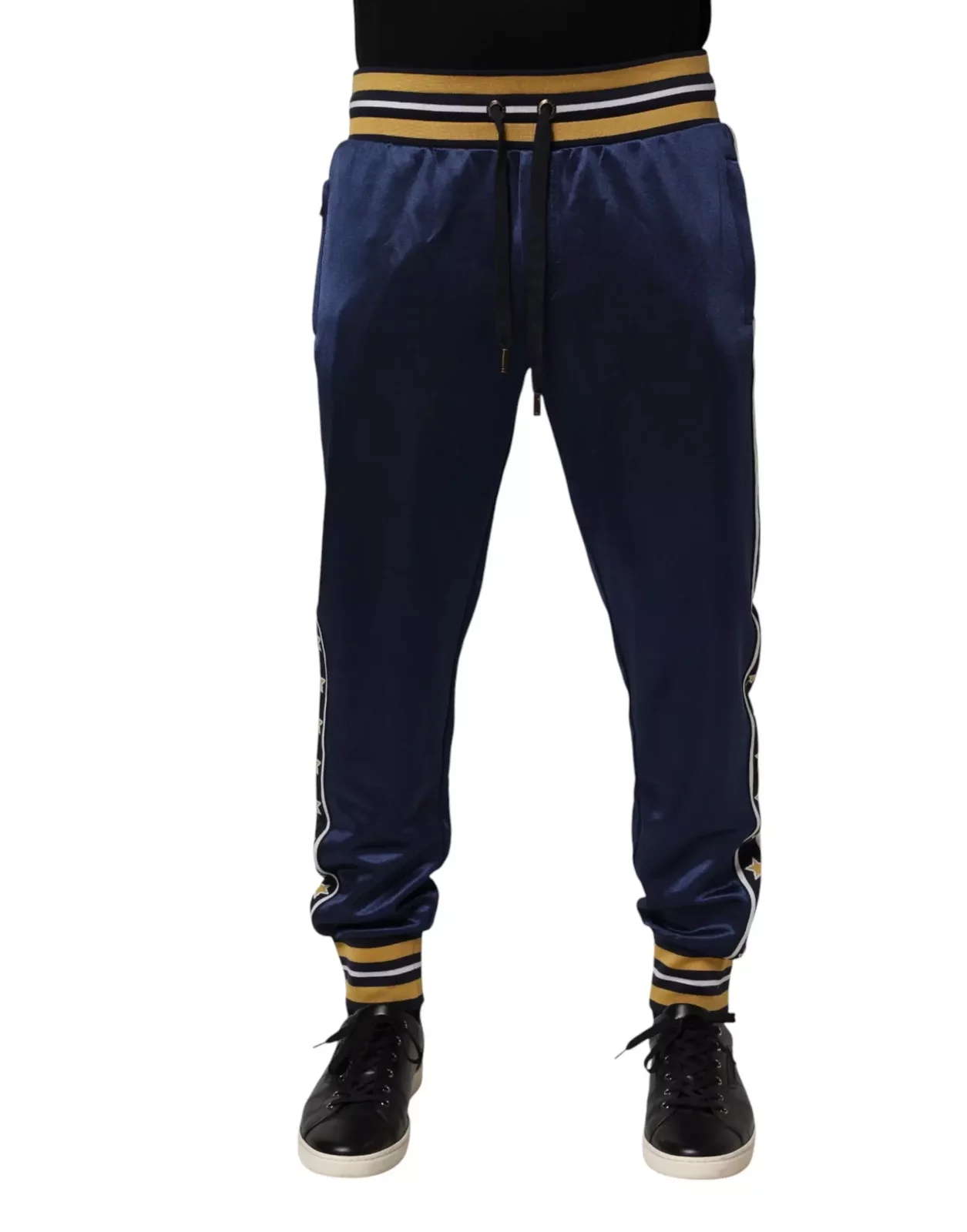 Nylon Jogger Mid Waist Trouser Pants - Blue / IT50 | L