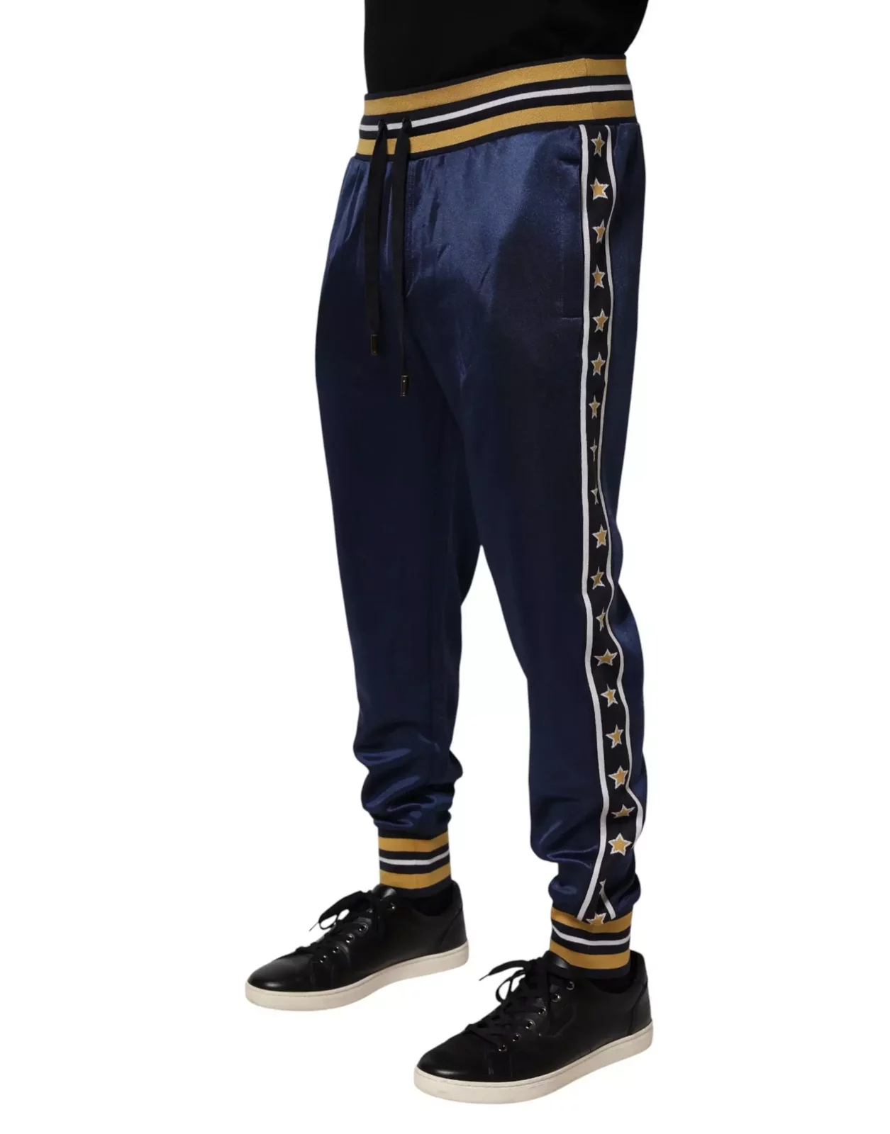 Nylon Jogger Mid Waist Trouser Pants - Blue / IT50 | L