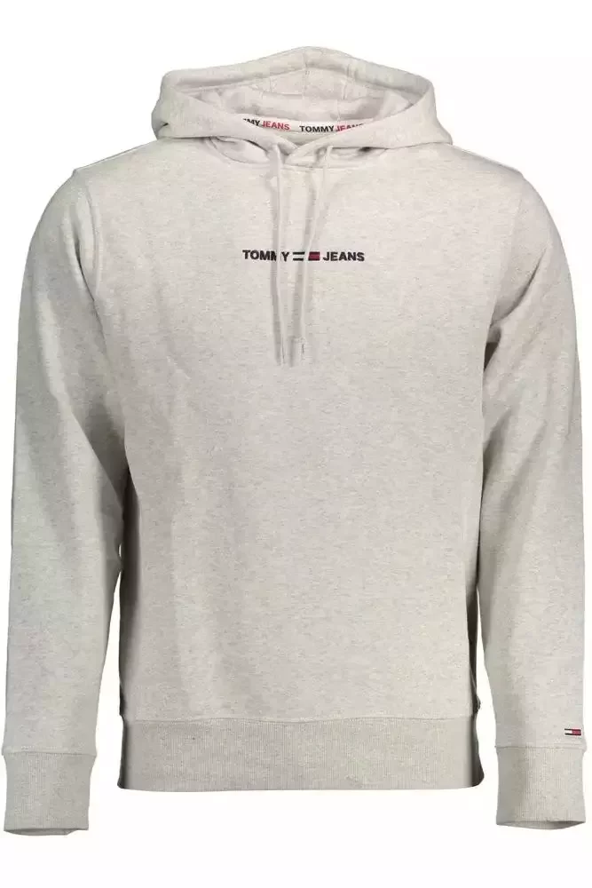 Tommy Jeans Hoodie Minimalist Logo - Gray / XXL