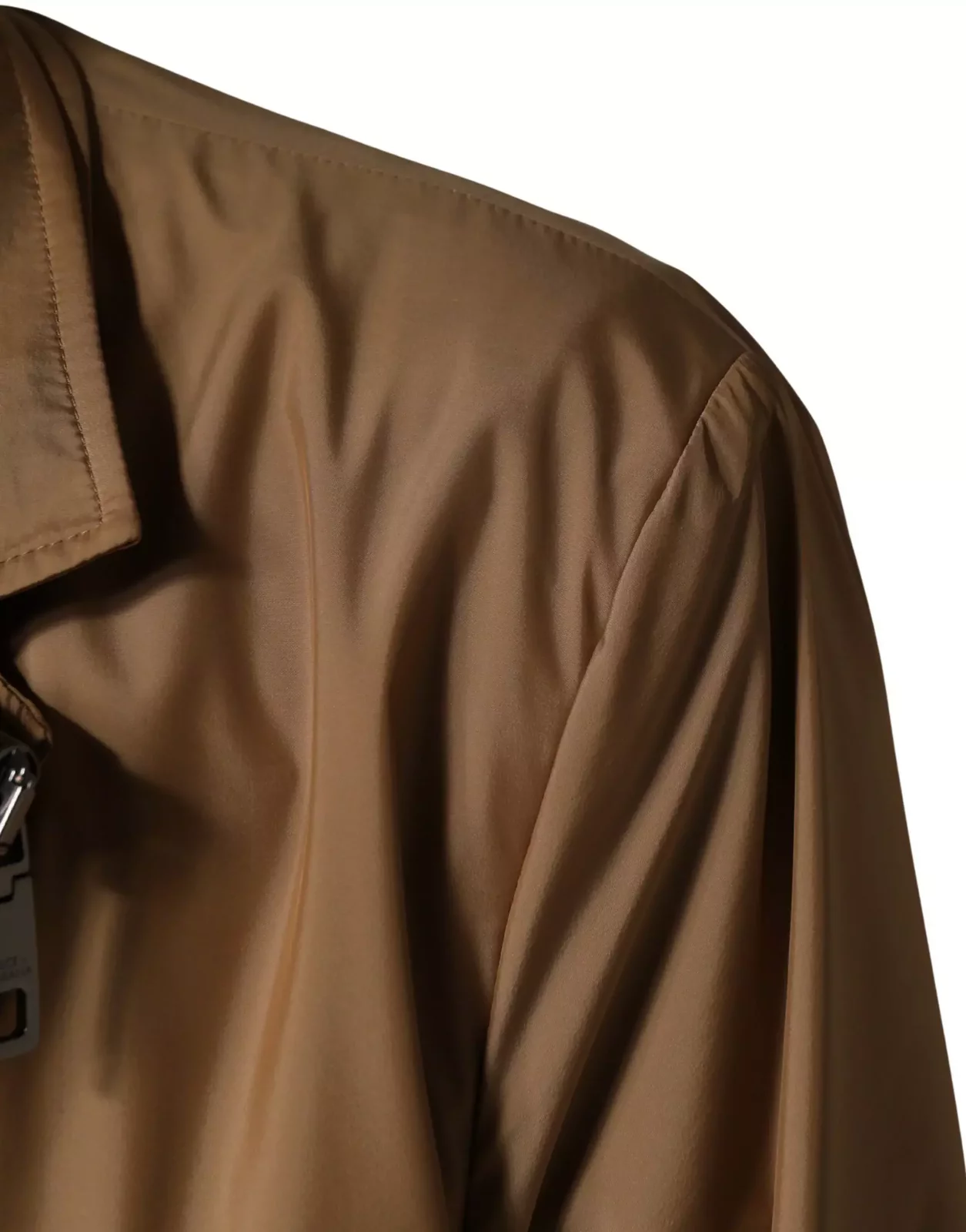 Dolce & Gabbana Asymmetrical Zip Jacket - Brown / IT58 | 3XL