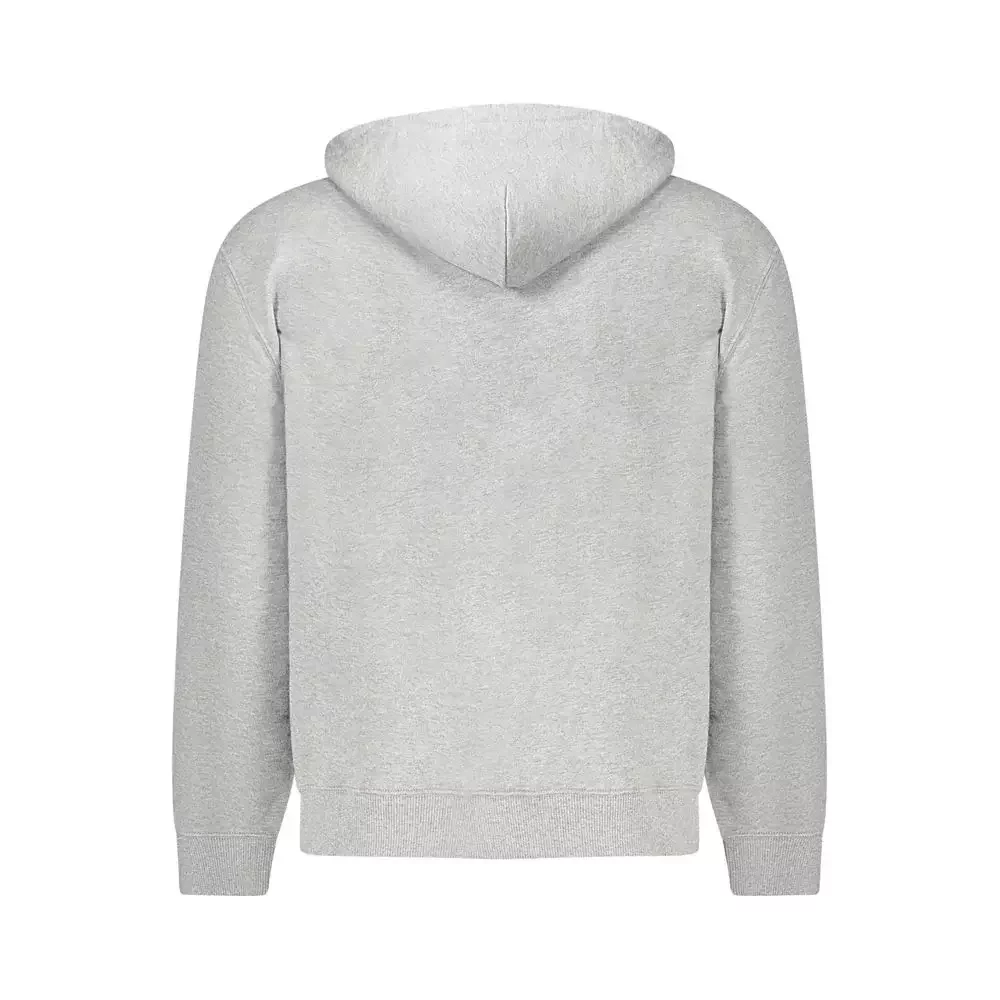 Cotton Hooded Sweater - Gray / XL