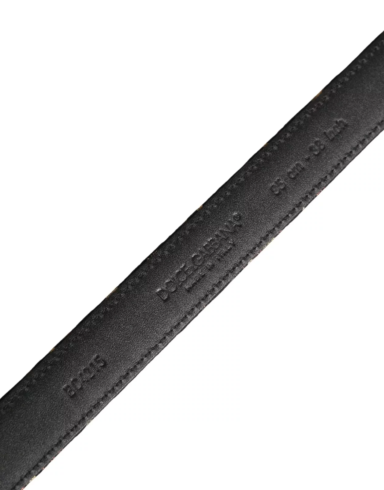 Jacquard Metal Buckle Belt - Multicolor / 95 cm / 38 Inches