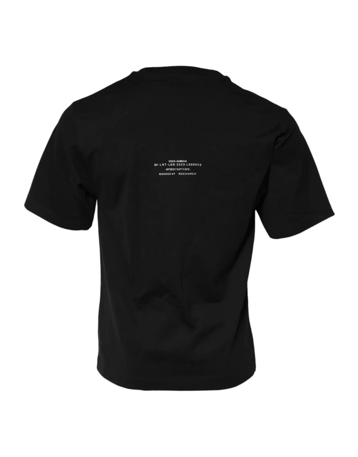 DG Vib3 Print Cotton Crew Neck T-shirt - Black / IT44 | XS
