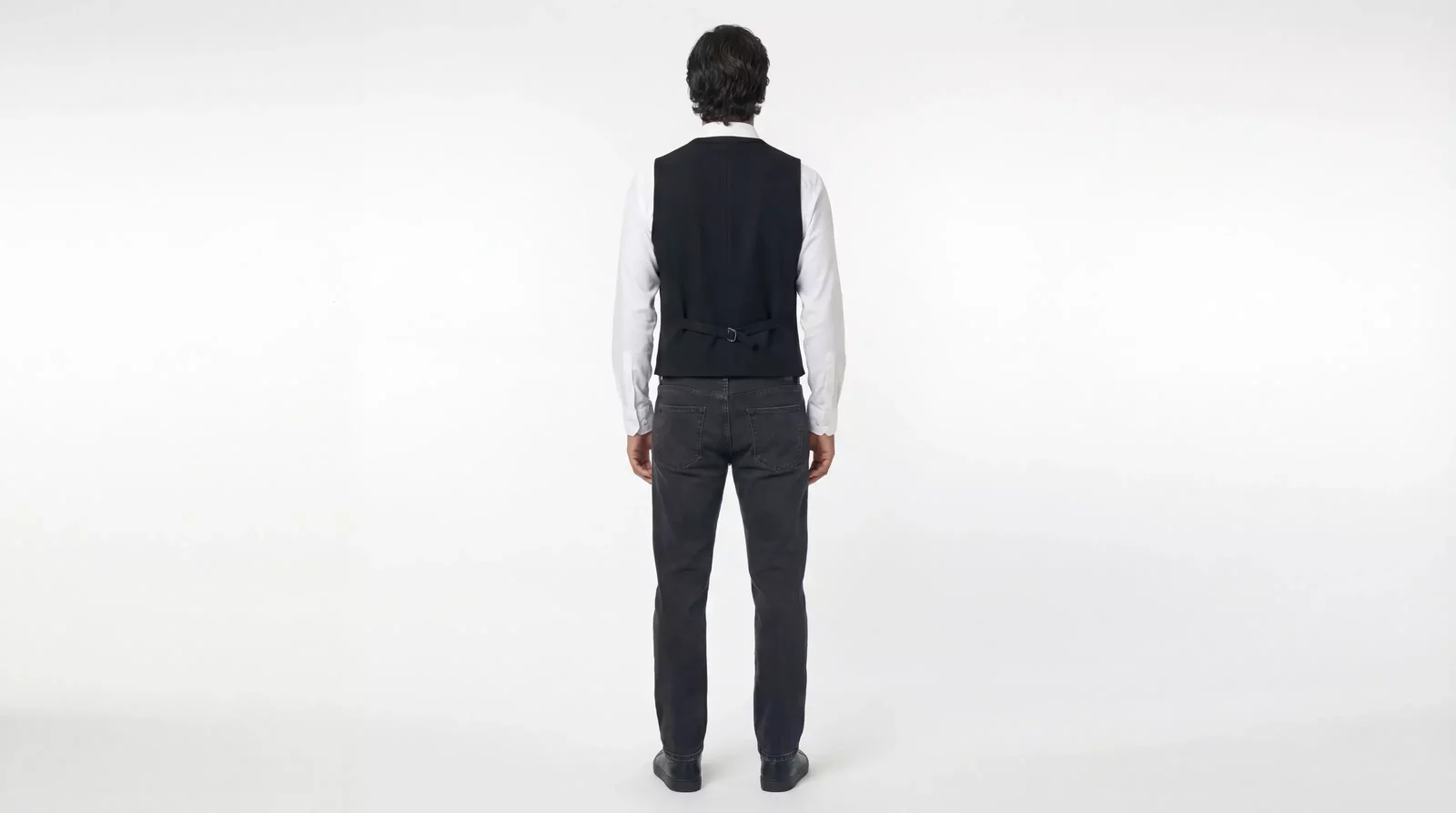 Black Waistcoat Classic Fit - Blue / IT46 | S
