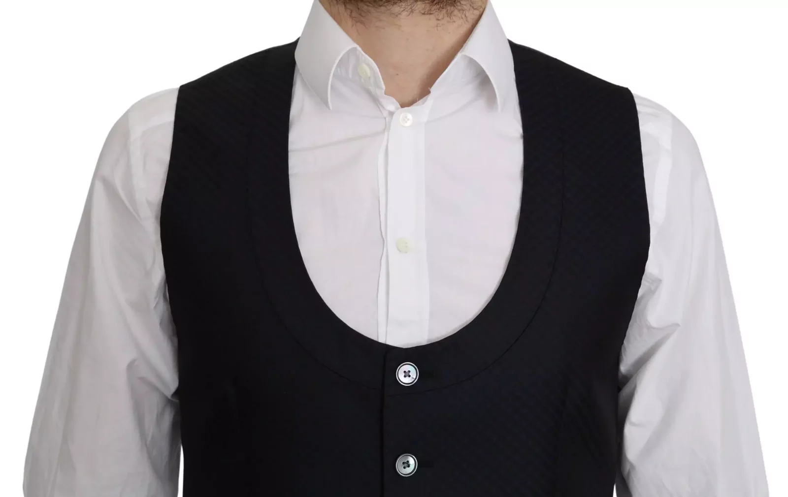 Black Waistcoat Classic Fit - Blue / IT46 | S