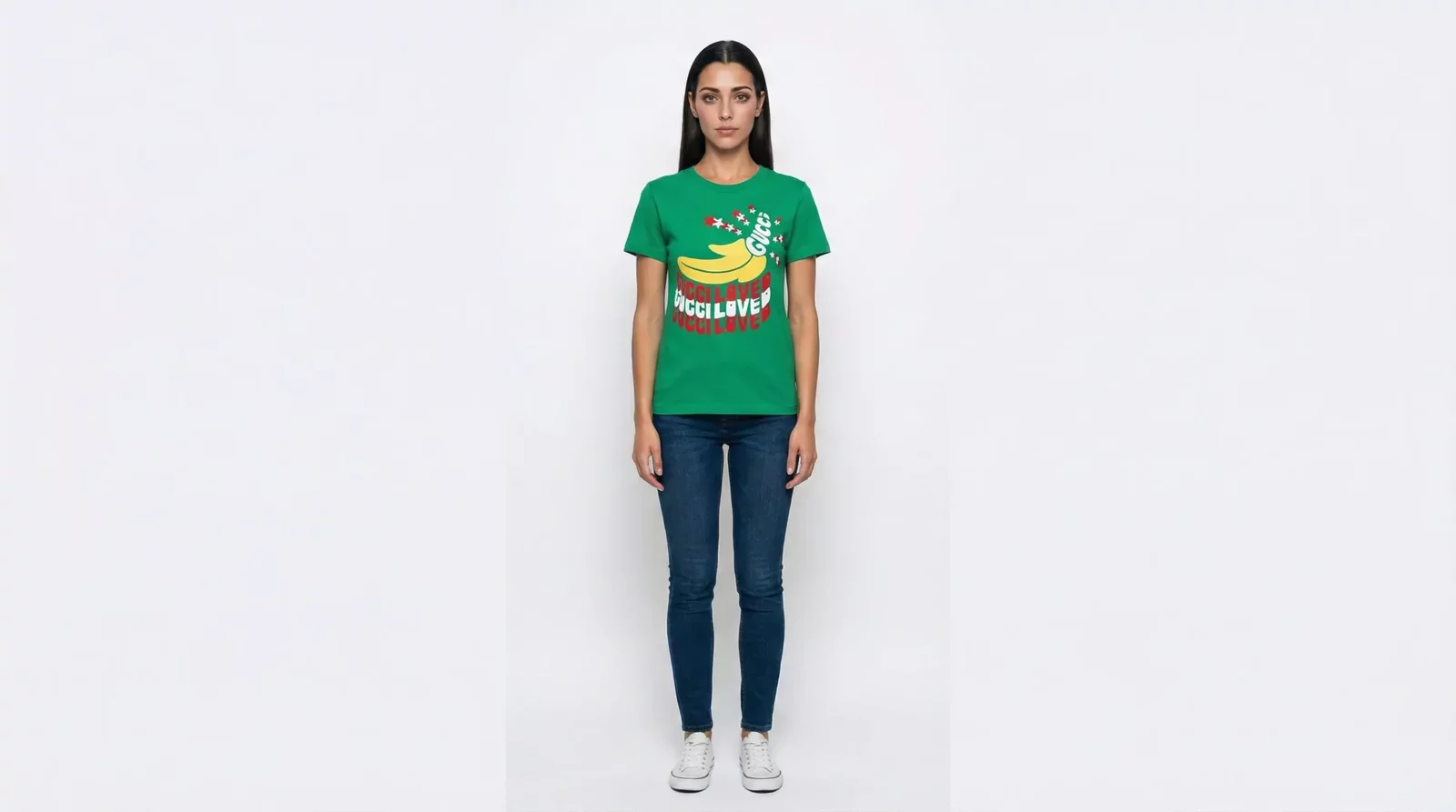 Banana Graphic Tee - Green / IT40 | XS
