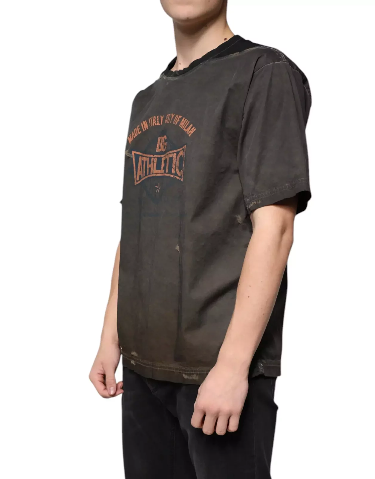 Graphic Tee Athletic Style - Brown / IT48 | M