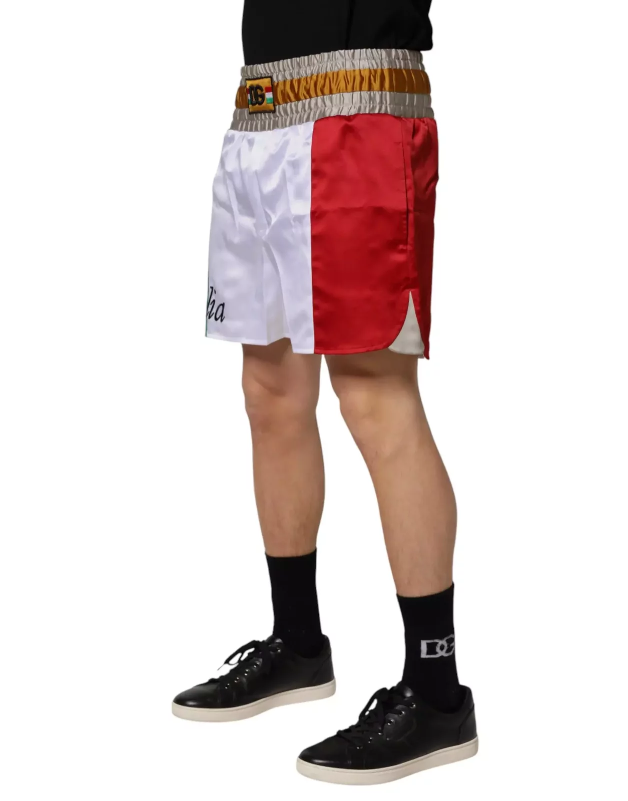 Italia Polyester Bermuda Shorts - Multicolor / IT44 | XS