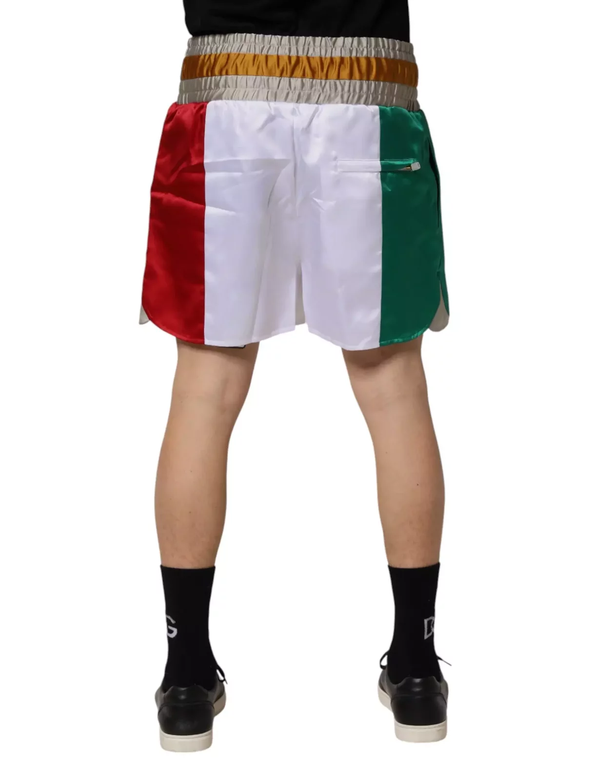 Italia Polyester Bermuda Shorts - Multicolor / IT44 | XS