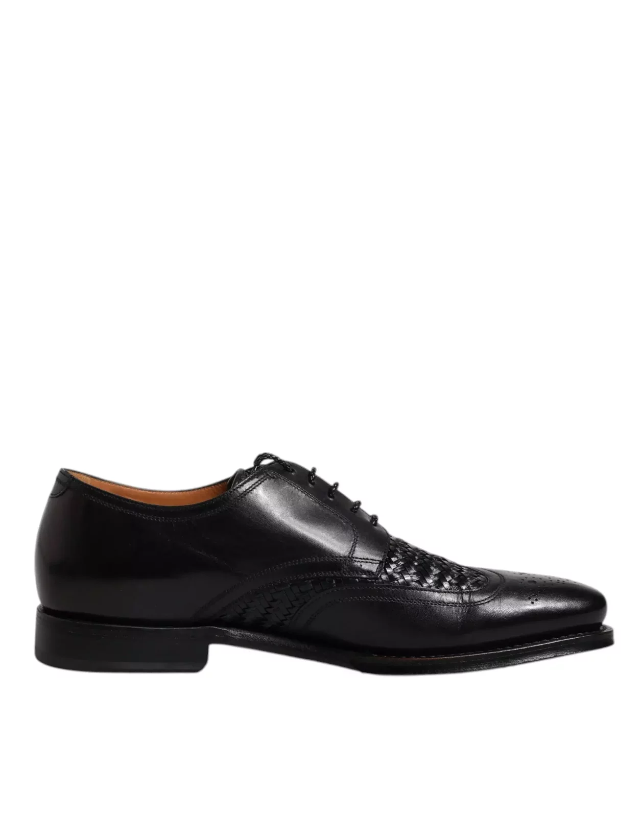 Weave Detail Oxford Shoes Model MV6650 - Black / EU40/US7