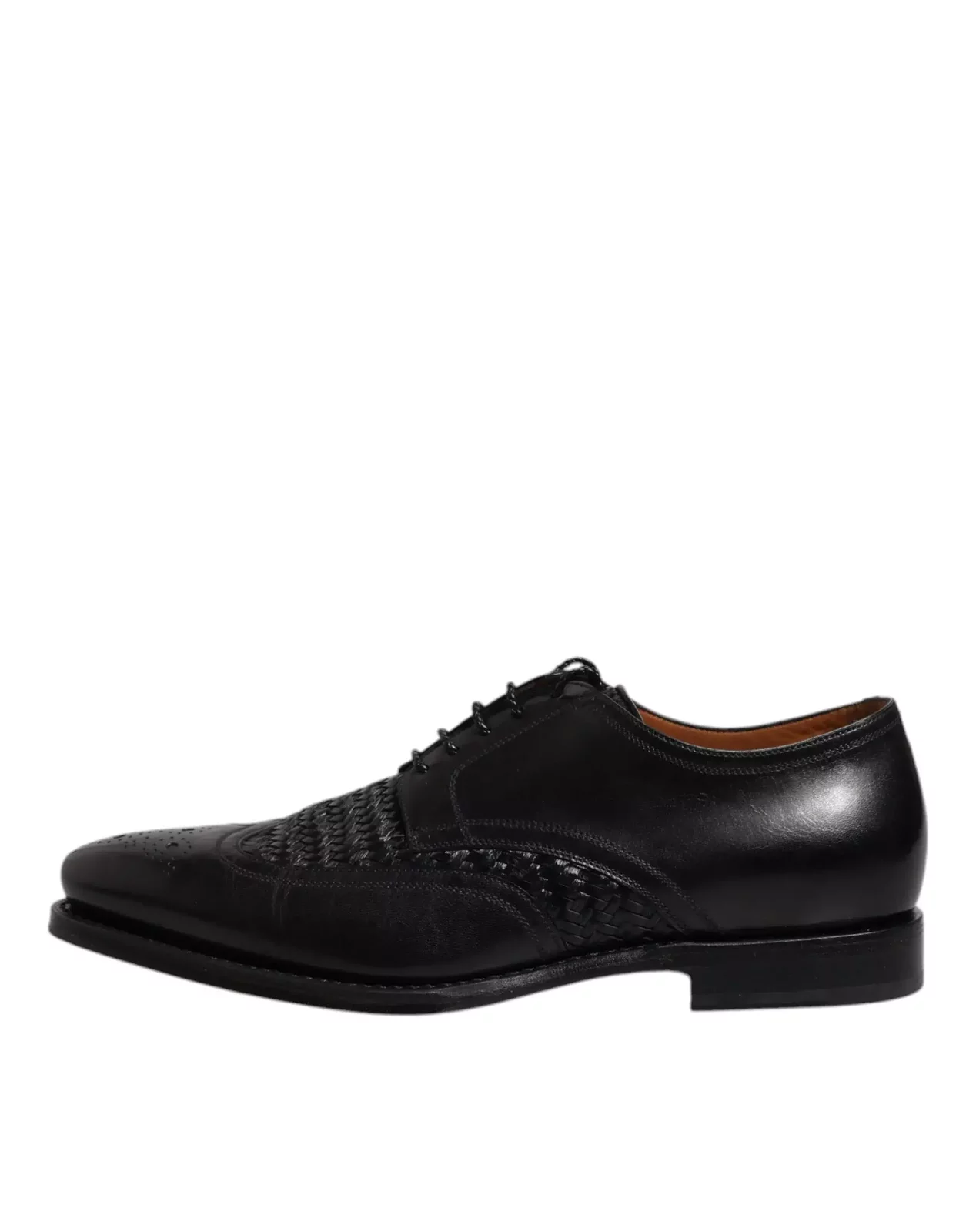Weave Detail Oxford Shoes Model MV6650 - Black / EU40/US7