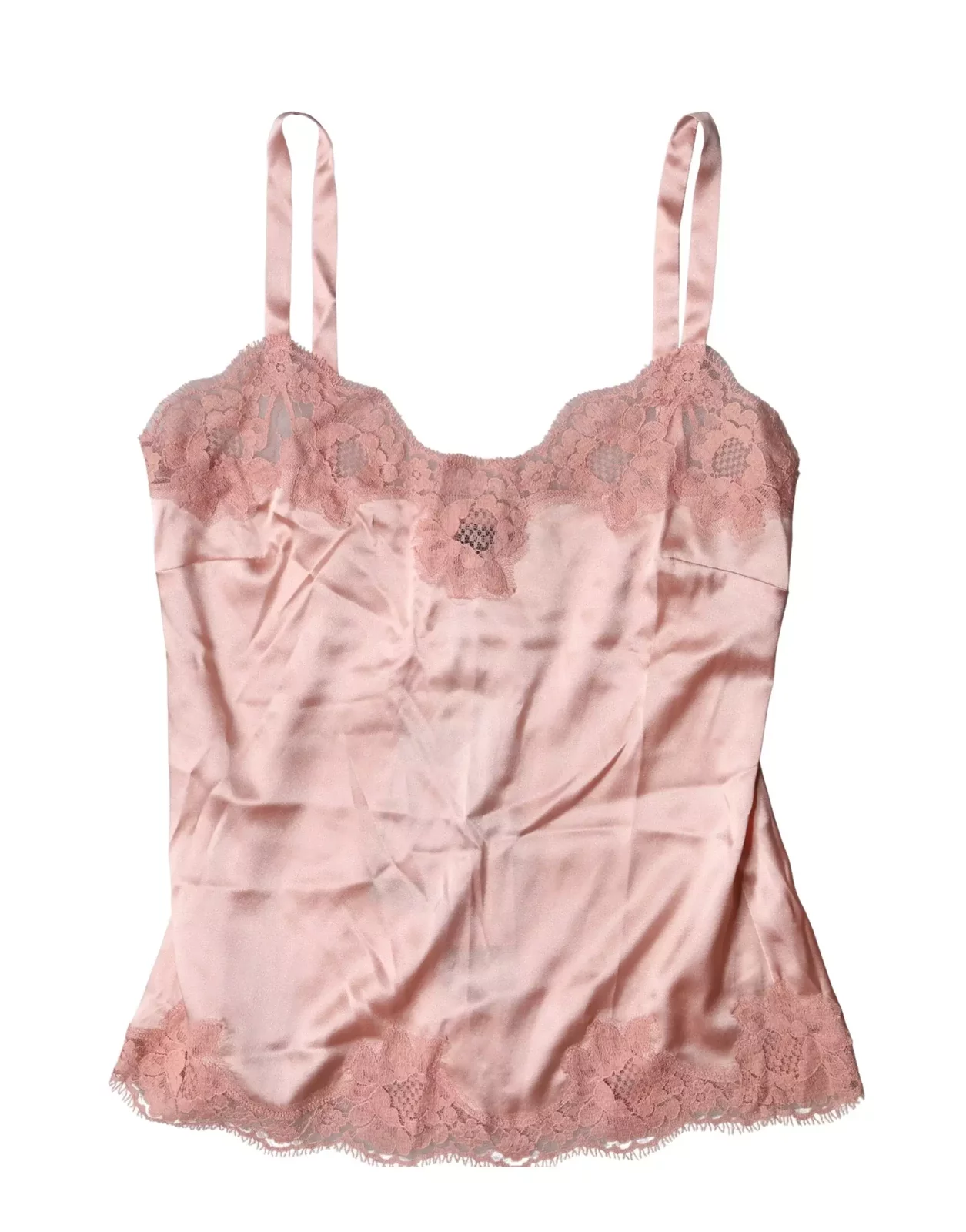 Floral Lace Lingerie Top - Pink / IT1 | XS