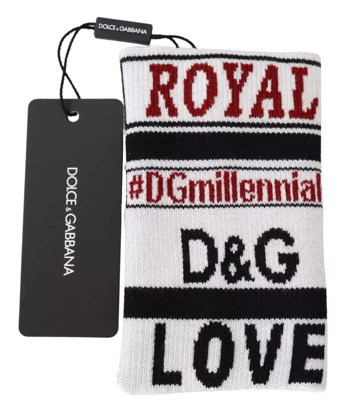 Dolce  Gabbana Royal Knitted Wrist Warmers - Multicolor