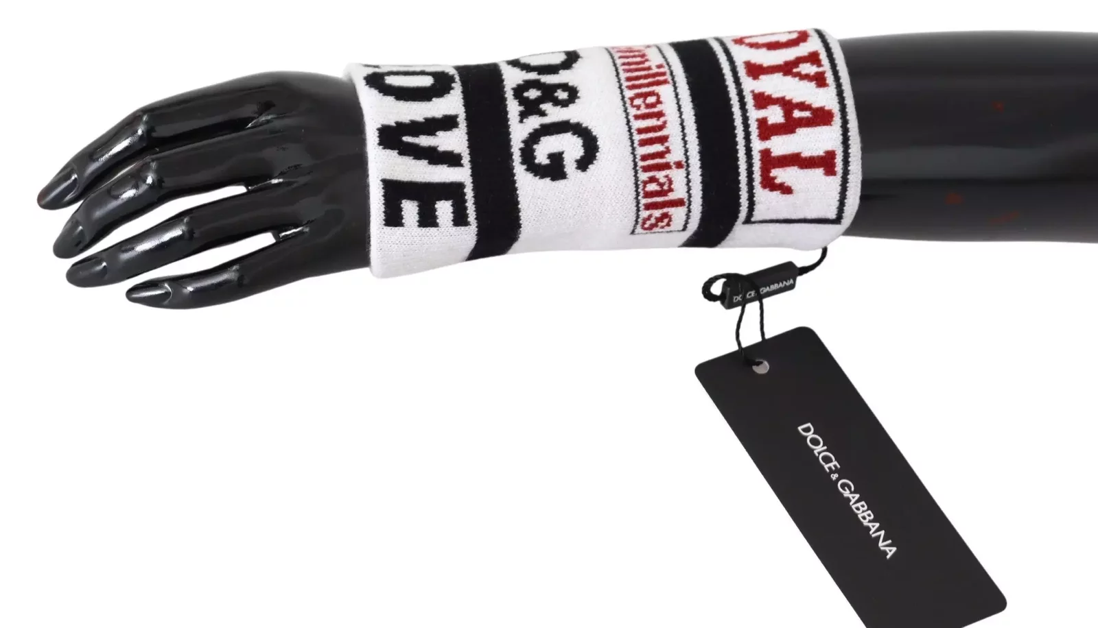 Dolce  Gabbana Royal Knitted Wrist Warmers - Multicolor