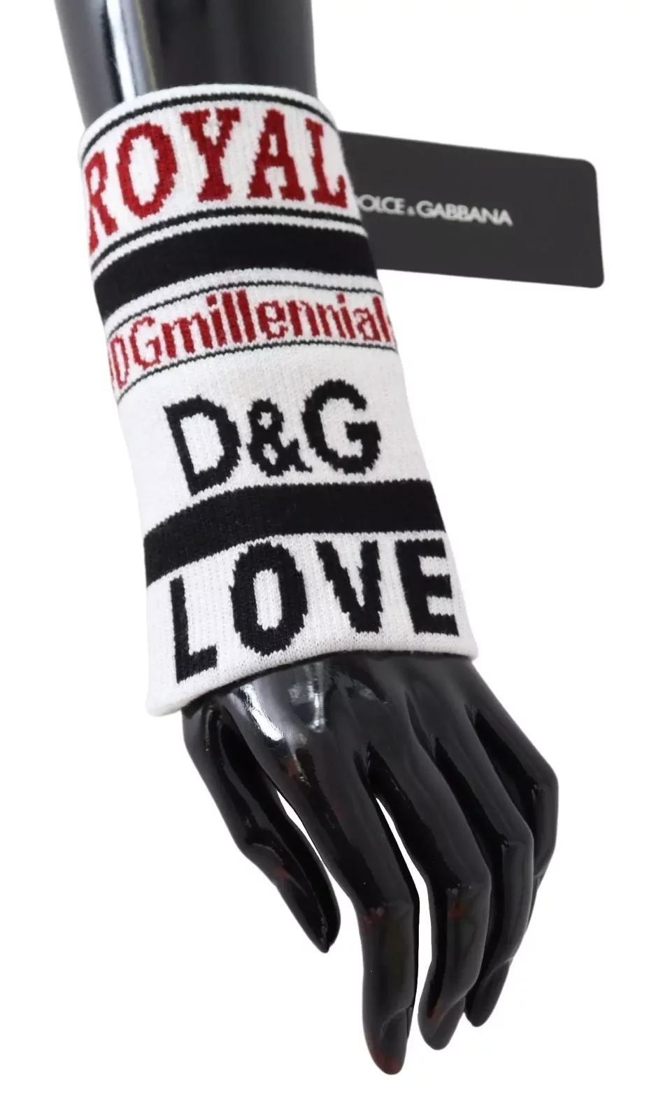 Dolce  Gabbana Royal Knitted Wrist Warmers - Multicolor