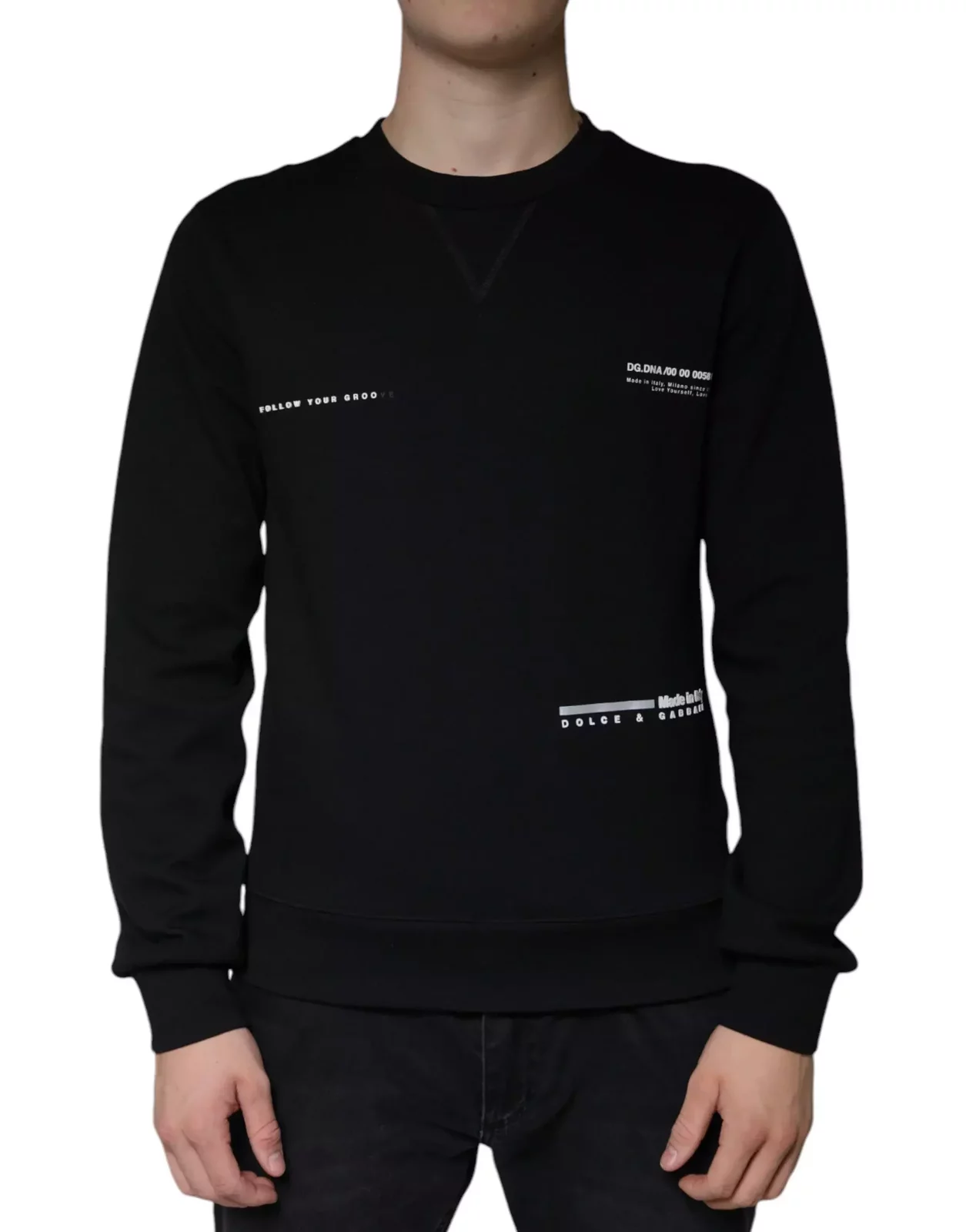 Crew Neck Sweatshirt Model DG DNA 00 00 0058 - Black / IT46 | S